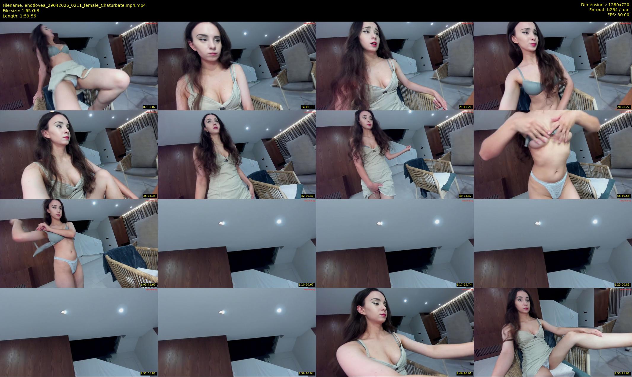 ehotlovea — 120 minute Chaturbate female cam show recording, 720p, Apr 29, 2026