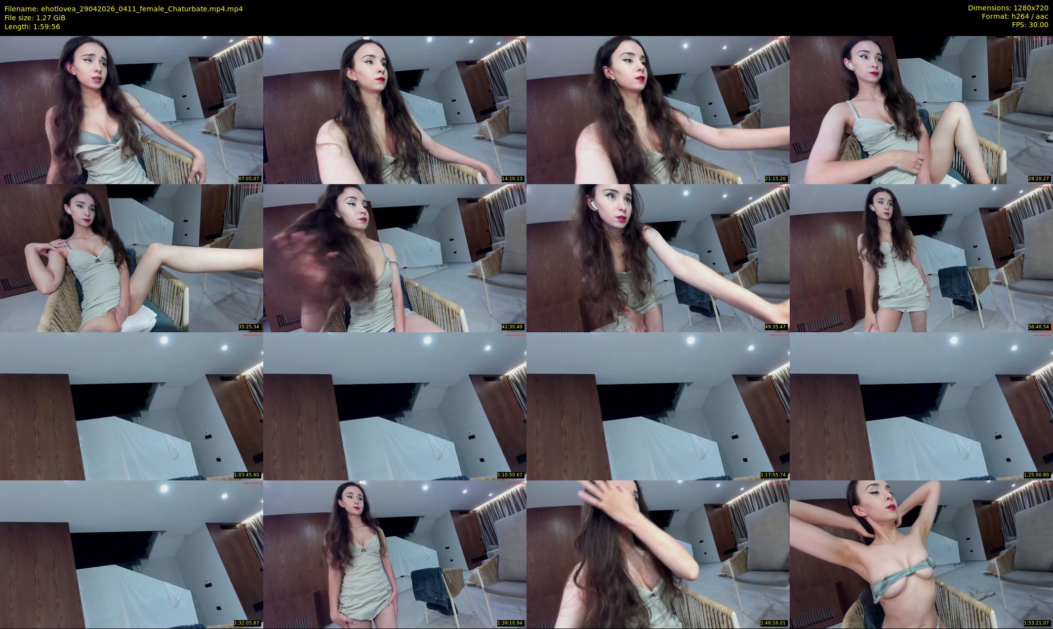 ehotlovea — 120 minute Chaturbate female cam show recording, 720p, Apr 29, 2026