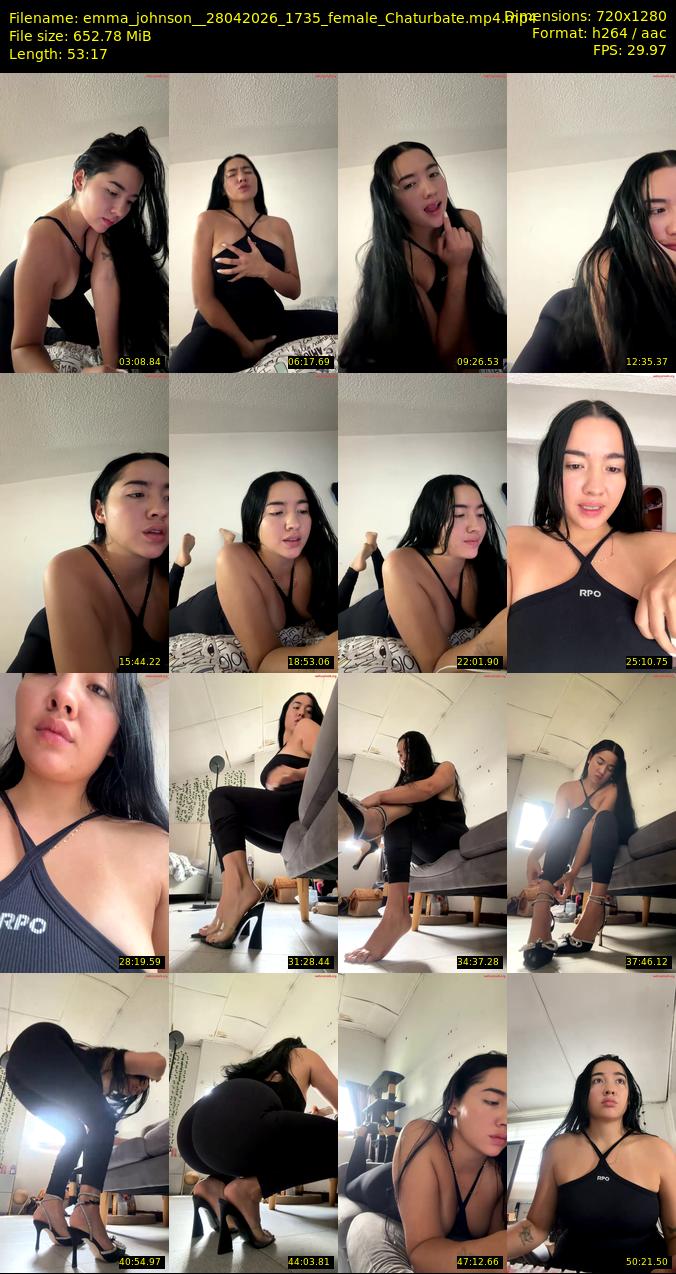 emma_johnson_ — 54 minute Chaturbate female cam show recording, 1080p, Apr 28, 2026