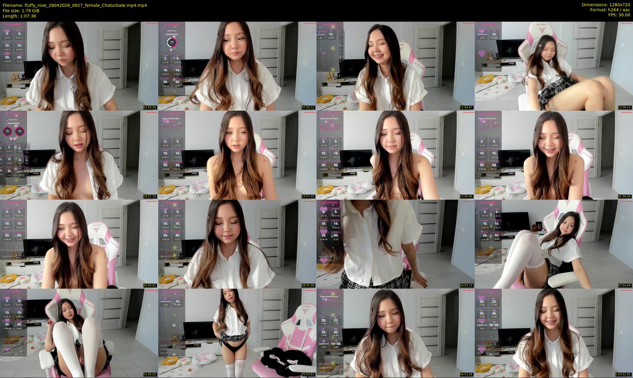 fluffy_rose — 68 minute Chaturbate female cam show recording, 720p, Apr 28, 2026