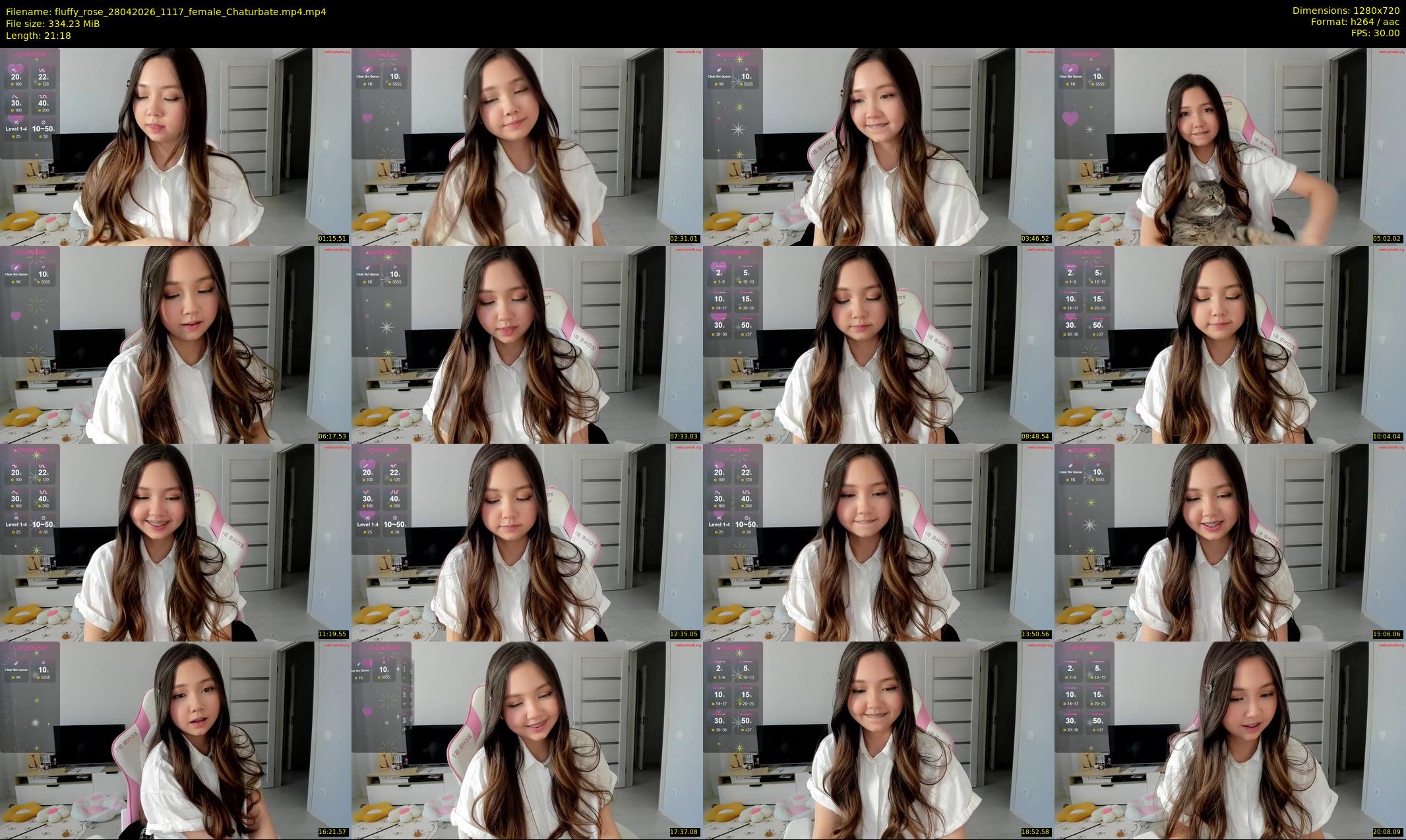 fluffy_rose — 22 minute Chaturbate female cam show recording, 720p, Apr 28, 2026