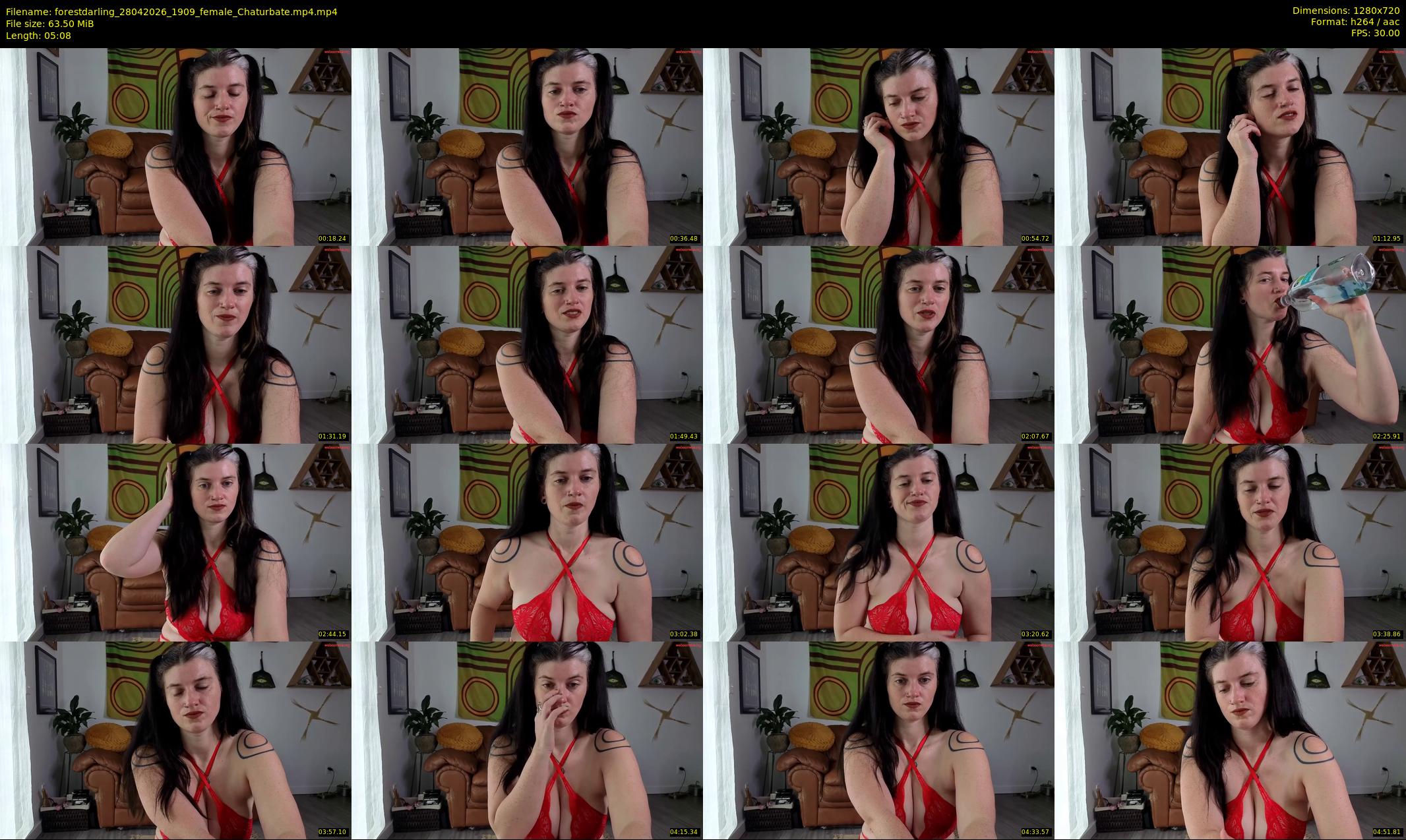 forestdarling — 6 minute Chaturbate female cam show recording, 720p, Apr 28, 2026
