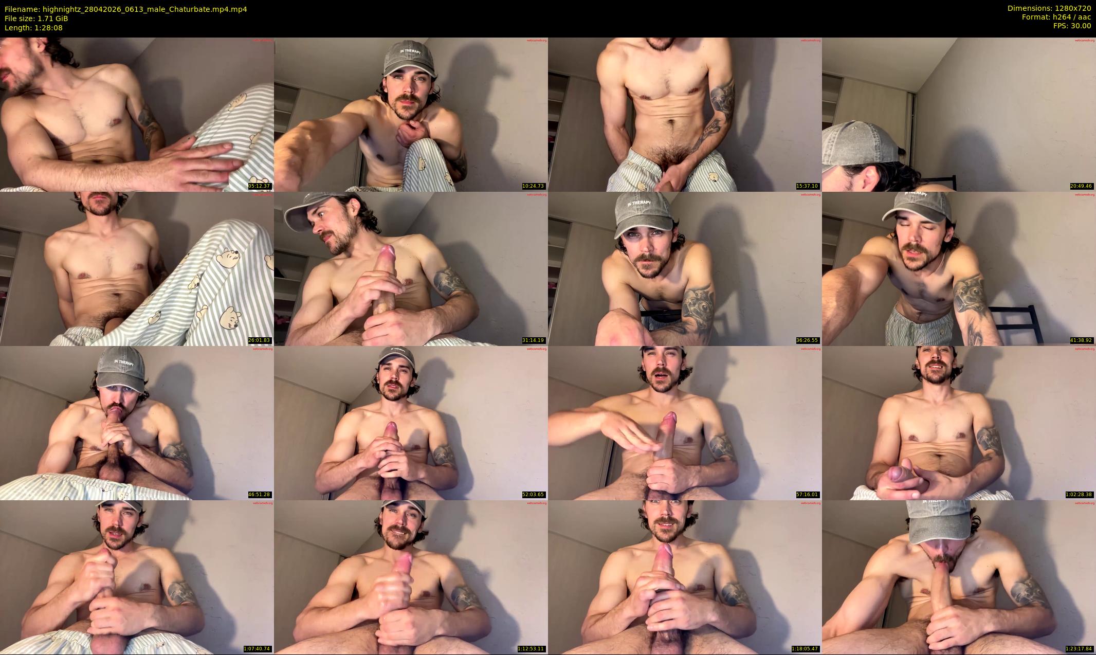 highnightz — 89 minute Chaturbate male cam show recording, 720p, Apr 28, 2026