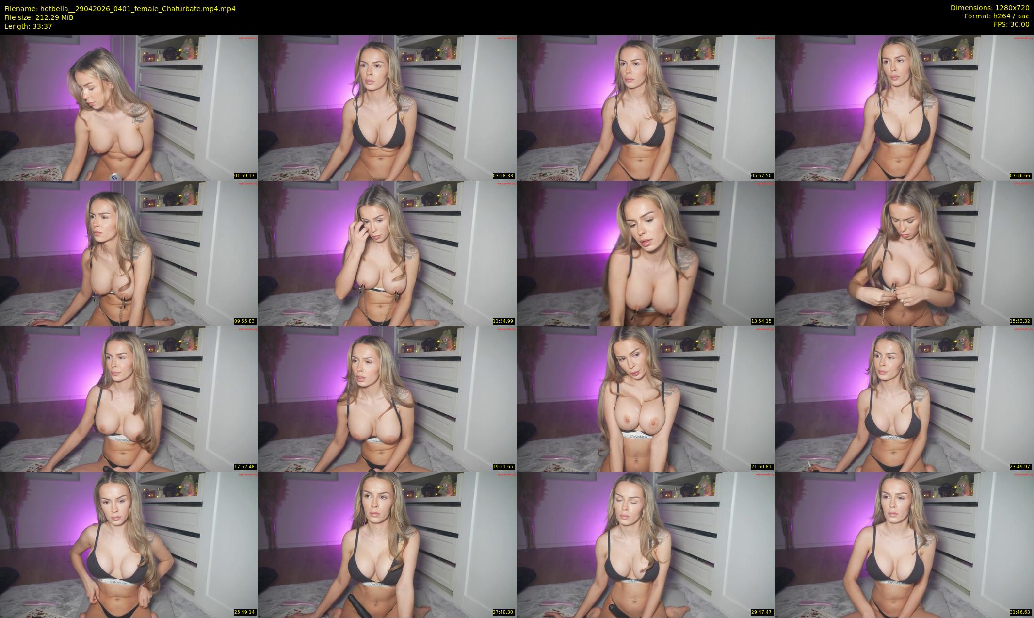 hotbella_ — 34 minute Chaturbate female cam show recording, 720p, Apr 29, 2026