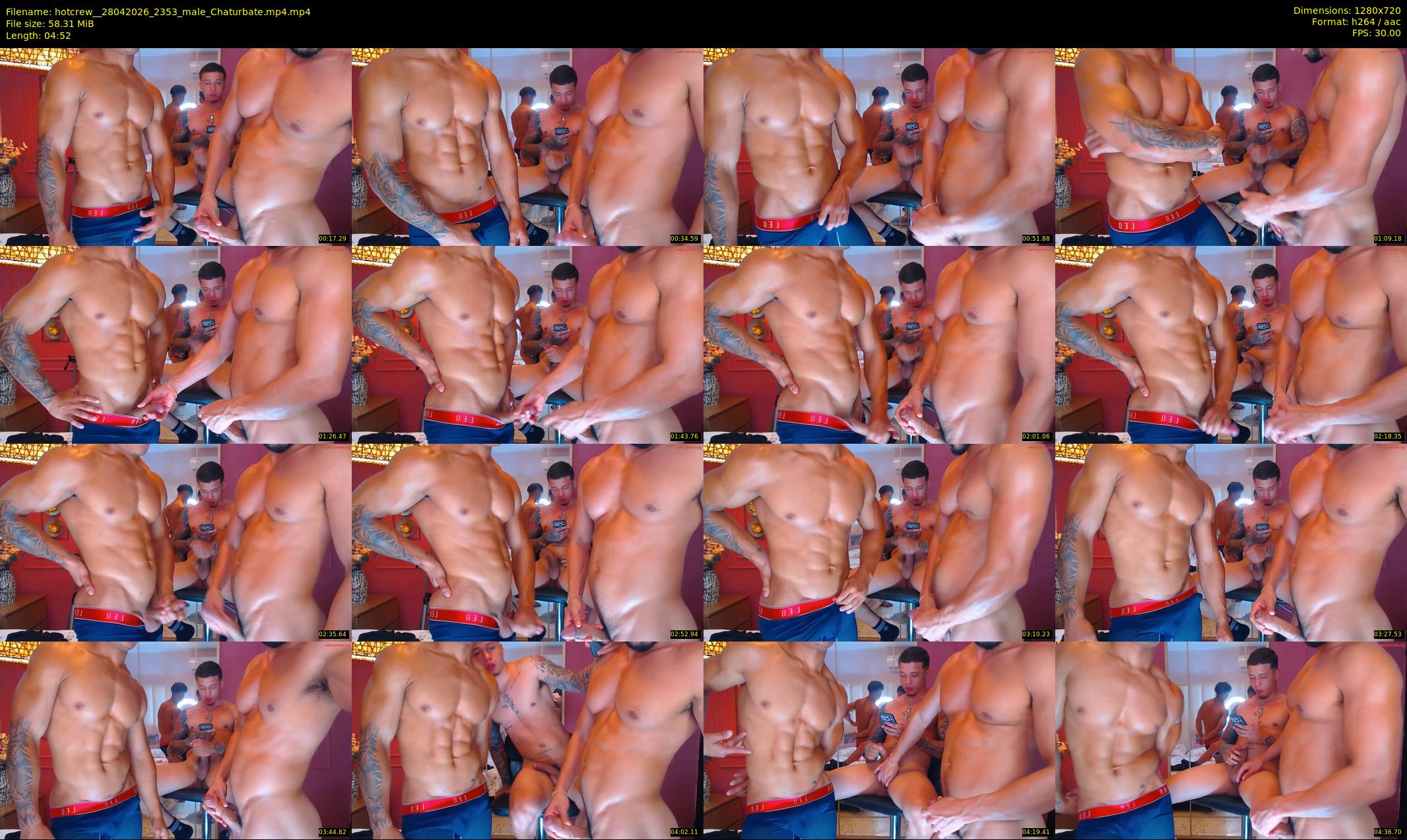 hotcrew_ — 5 minute Chaturbate male cam show recording, 720p, Apr 28, 2026