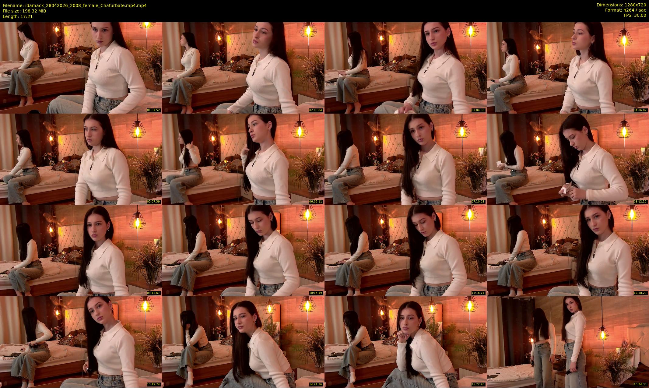 idamack — 18 minute Chaturbate female cam show recording, 720p, Apr 28, 2026