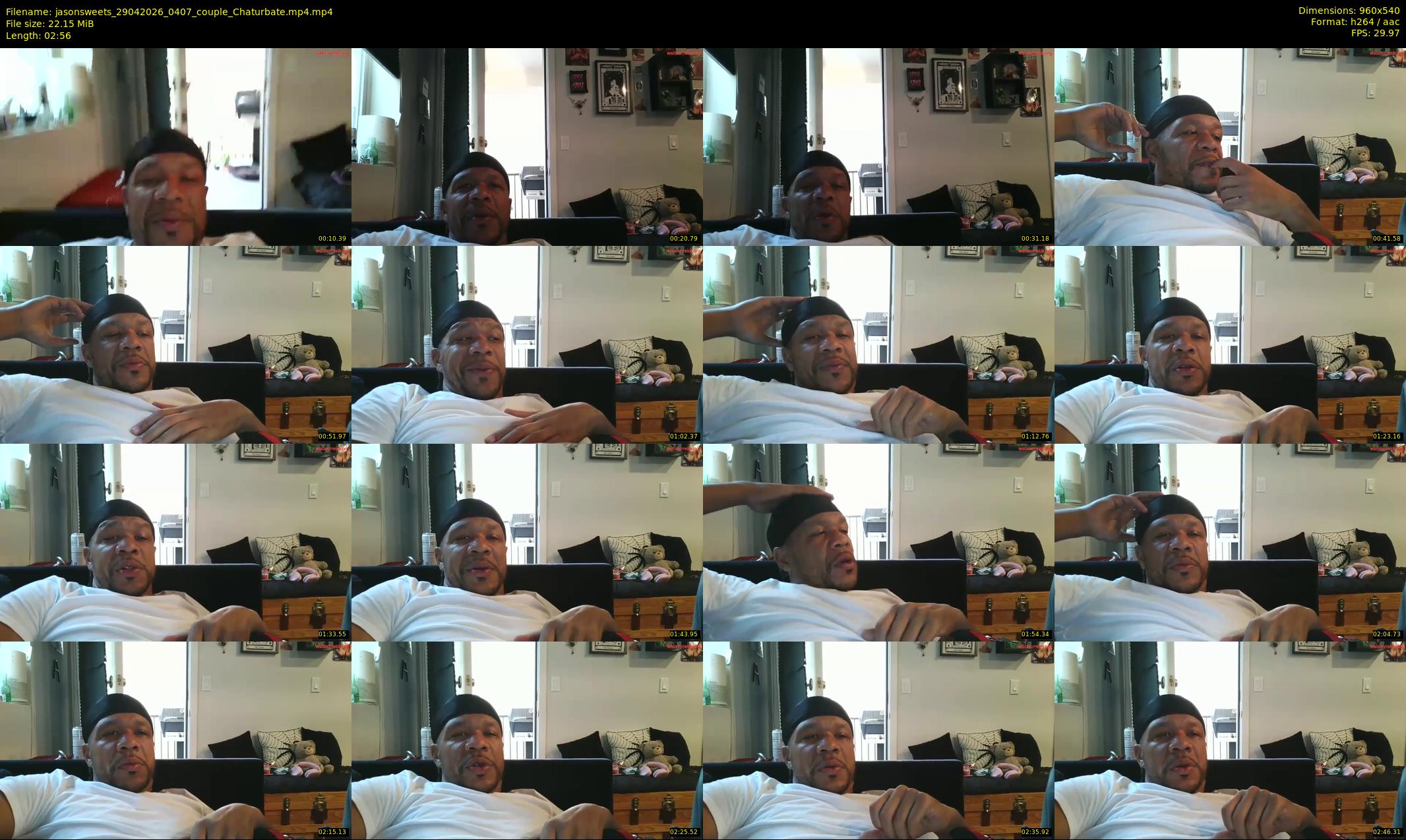 jasonsweets — 3 minute Chaturbate couple cam show recording, 480p, Apr 29, 2026