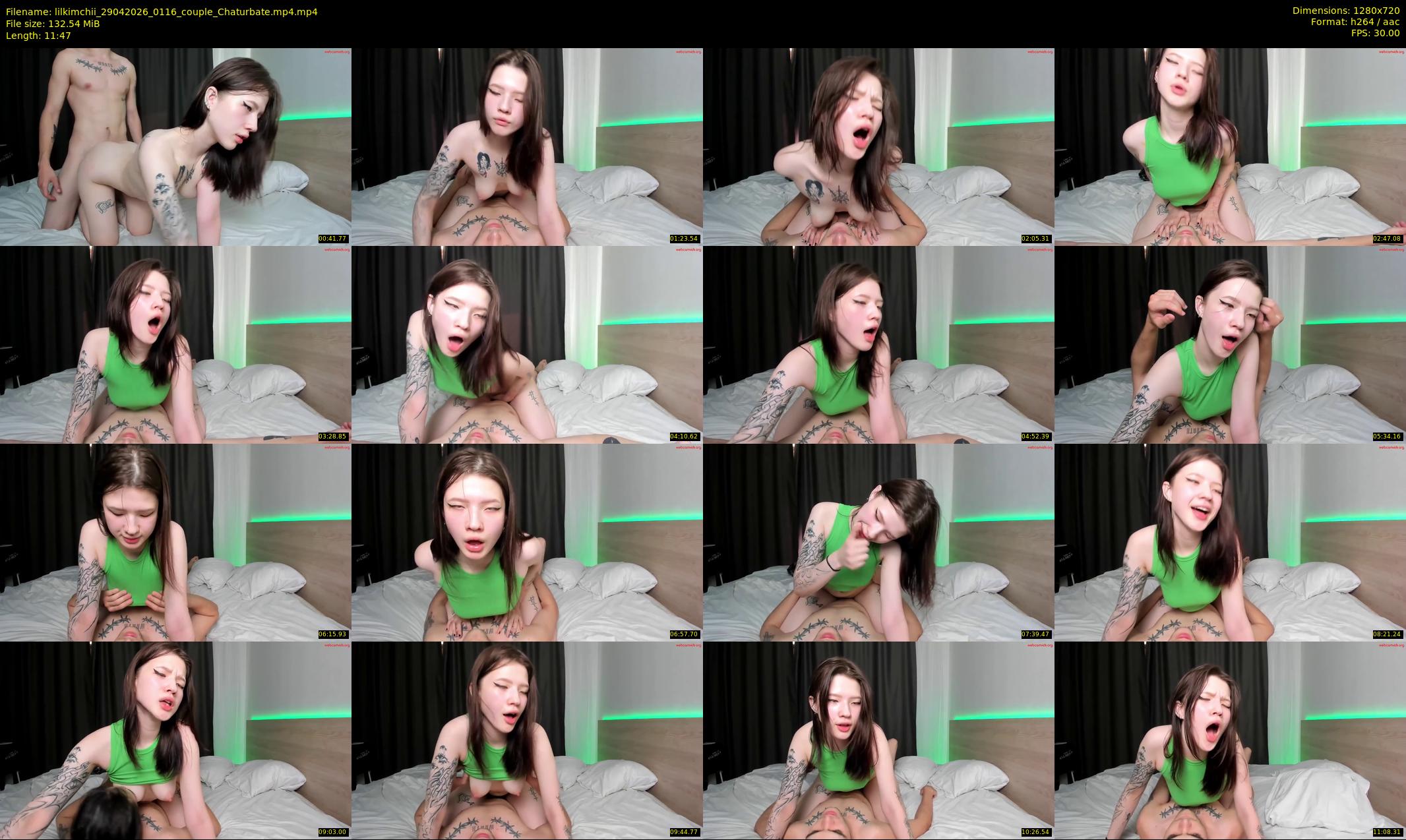 lilkimchii — 12 minute Chaturbate couple cam show recording, 720p, Apr 29, 2026