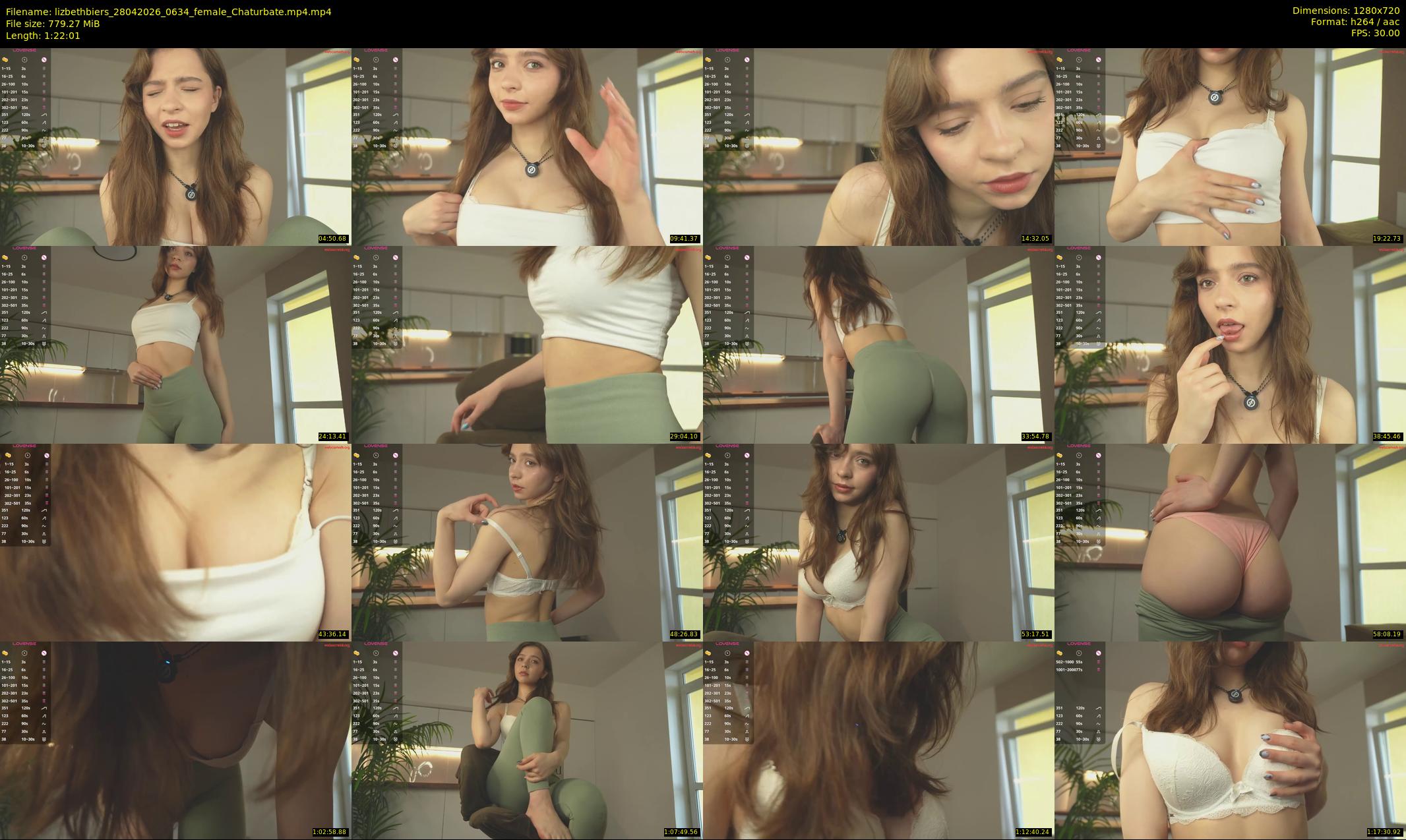 lizbethbiers — 83 minute Chaturbate female cam show recording, 720p, Apr 28, 2026