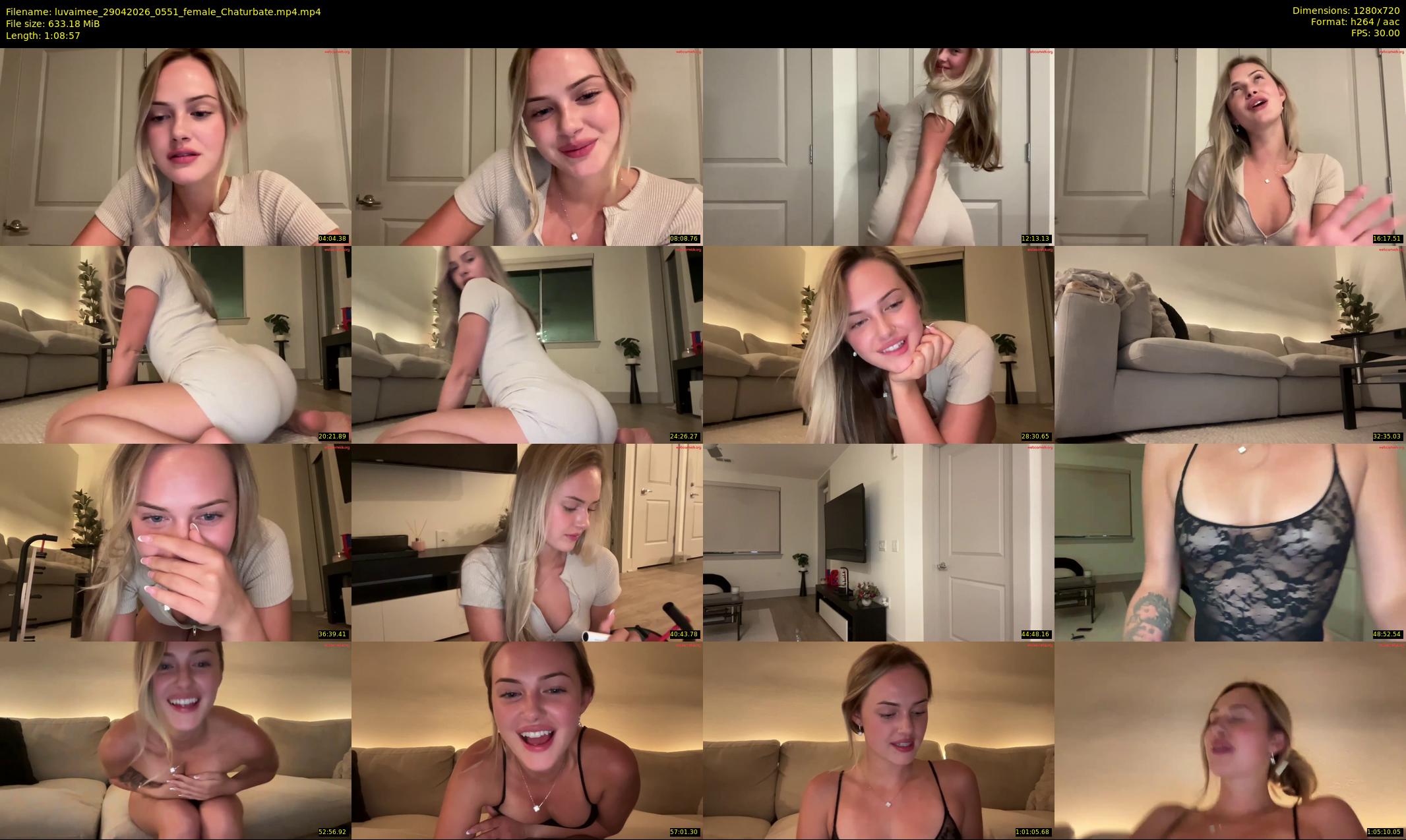 luvaimee — 69 minute Chaturbate female cam show recording, 720p, Apr 29, 2026