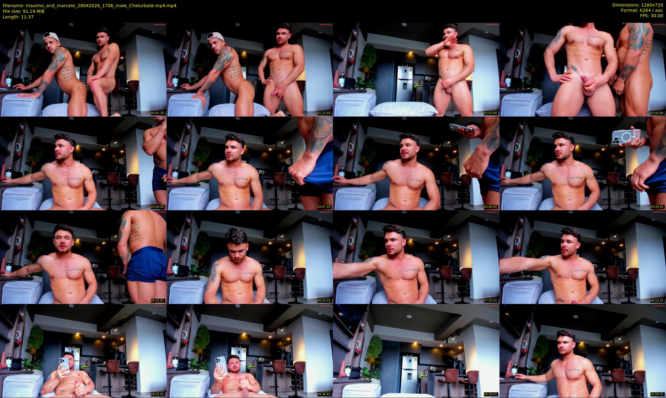 maximo_and_marcelo — 12 minute Chaturbate couple cam show recording, 720p, Apr 28, 2026