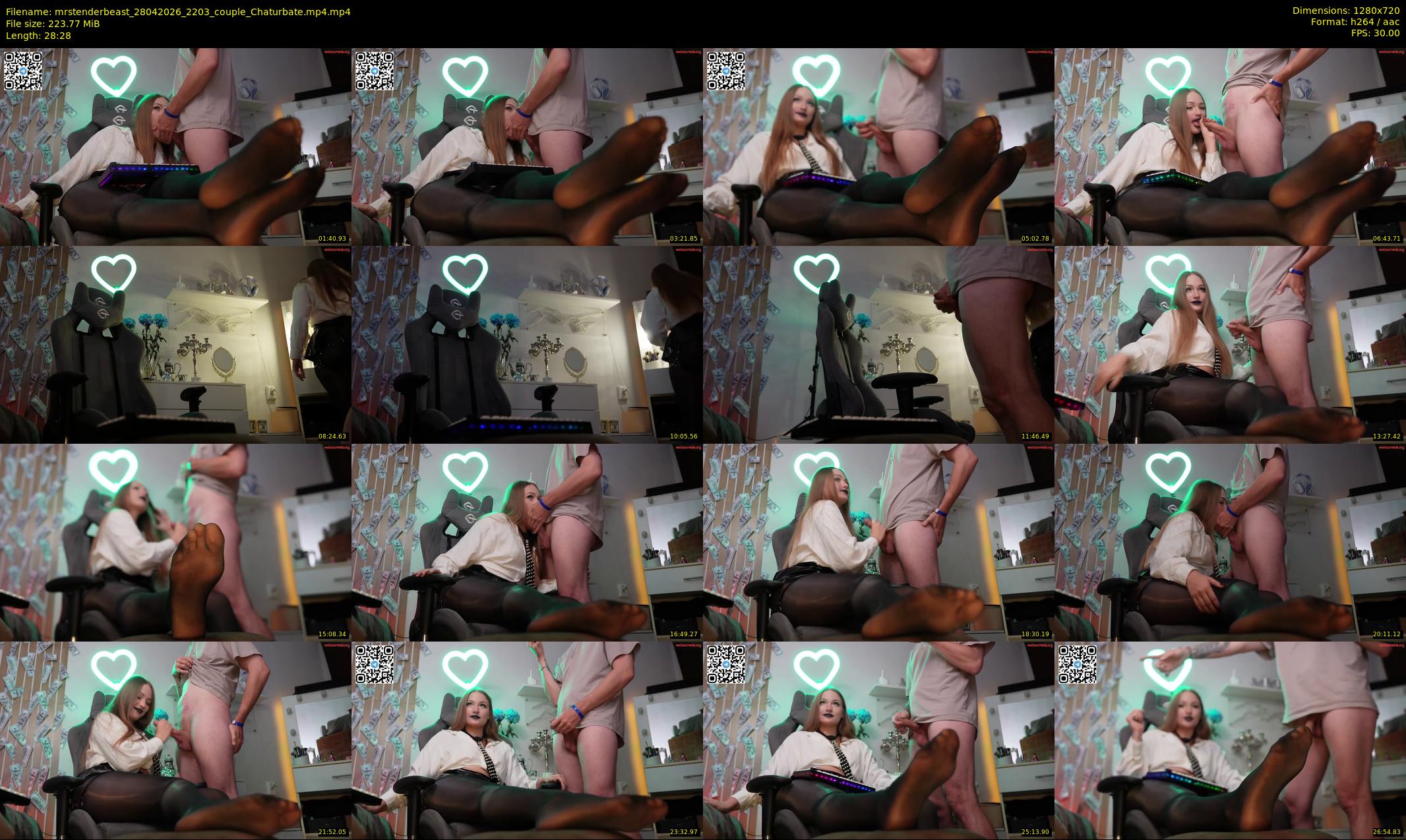 mrstenderbeast — 29 minute Chaturbate couple cam show recording, 720p, Apr 28, 2026