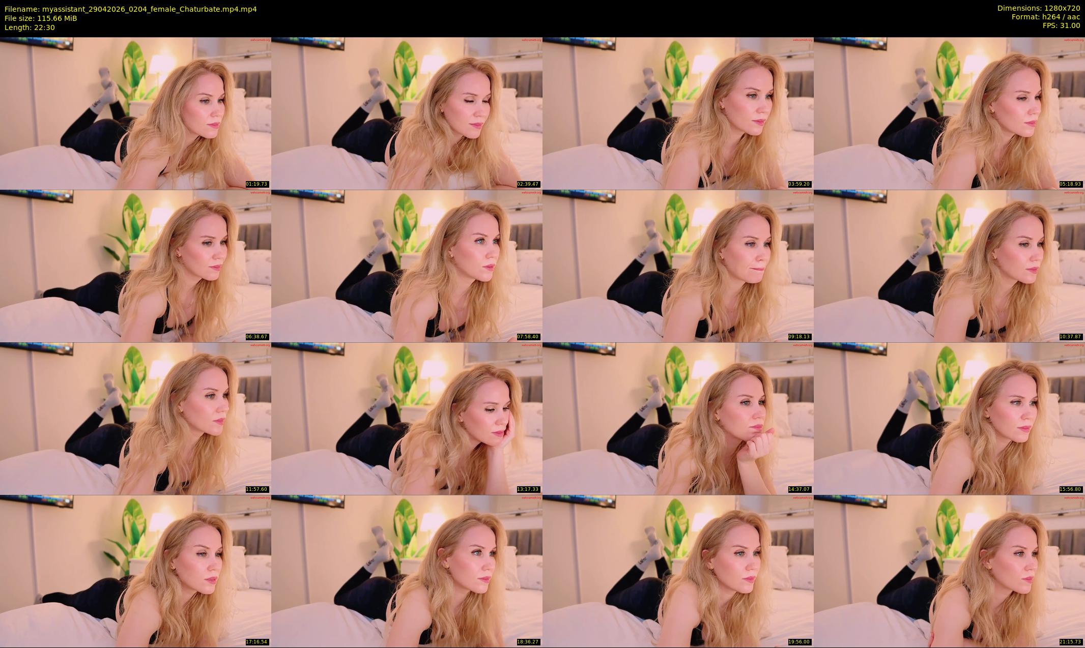 myassistant — 23 minute Chaturbate female cam show recording, 720p, Apr 29, 2026