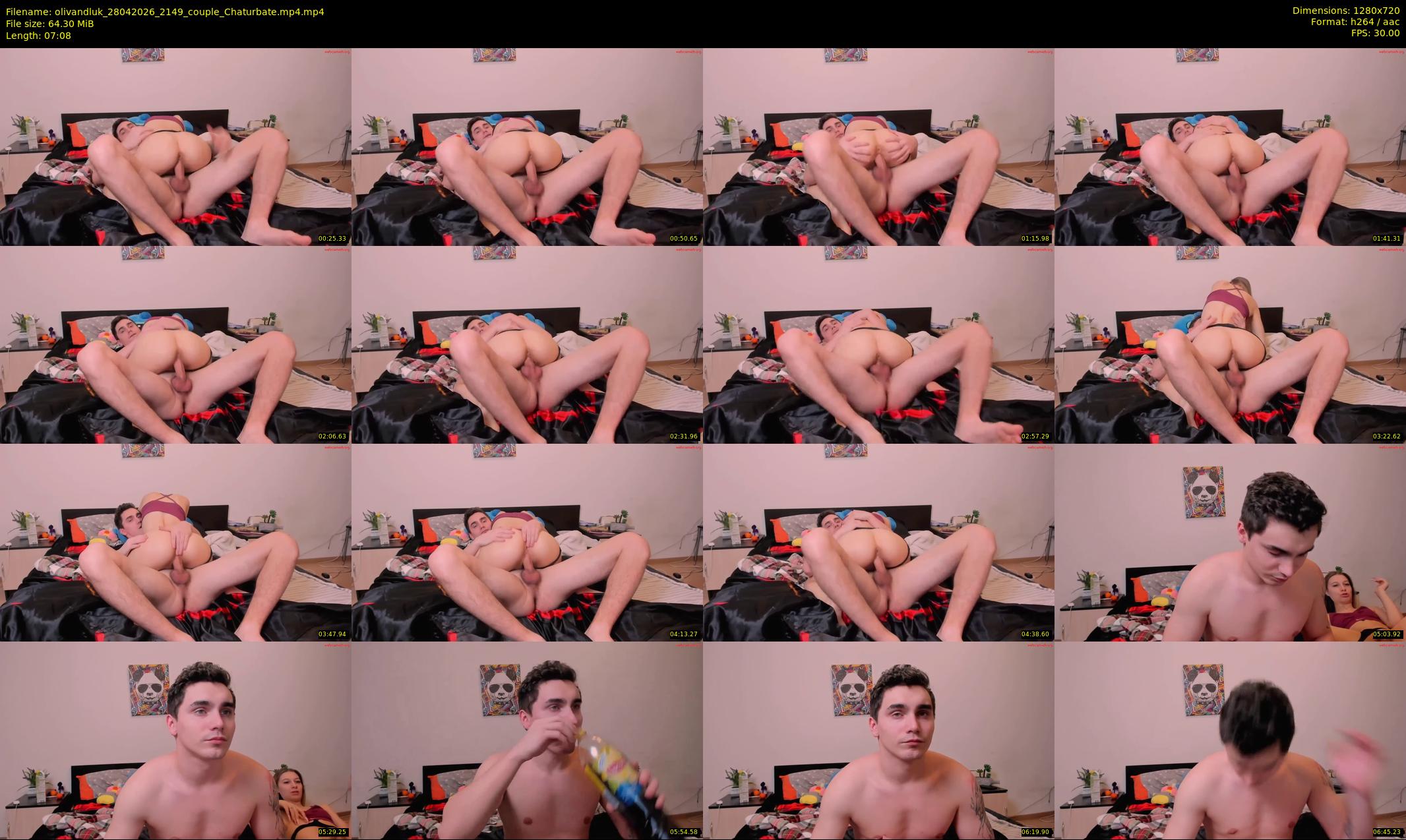 olivandluk — 8 minute Chaturbate couple cam show recording, 720p, Apr 28, 2026