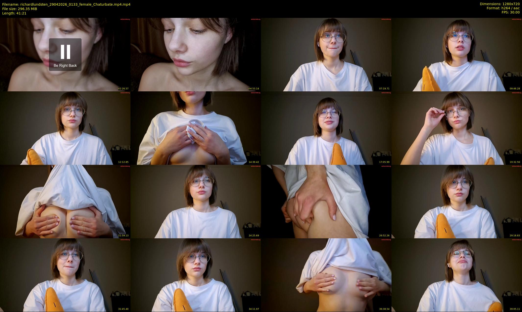 richardlundsten — 42 minute Chaturbate female cam show recording, 720p, Apr 29, 2026