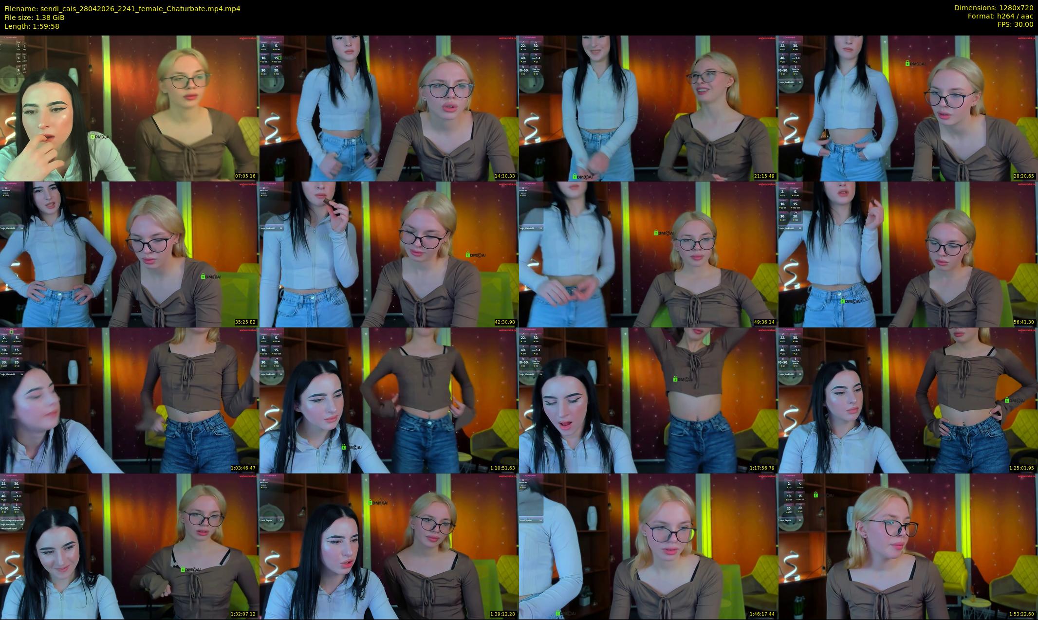 sendi_cais — 120 minute Chaturbate female cam show recording, 720p, Apr 28, 2026