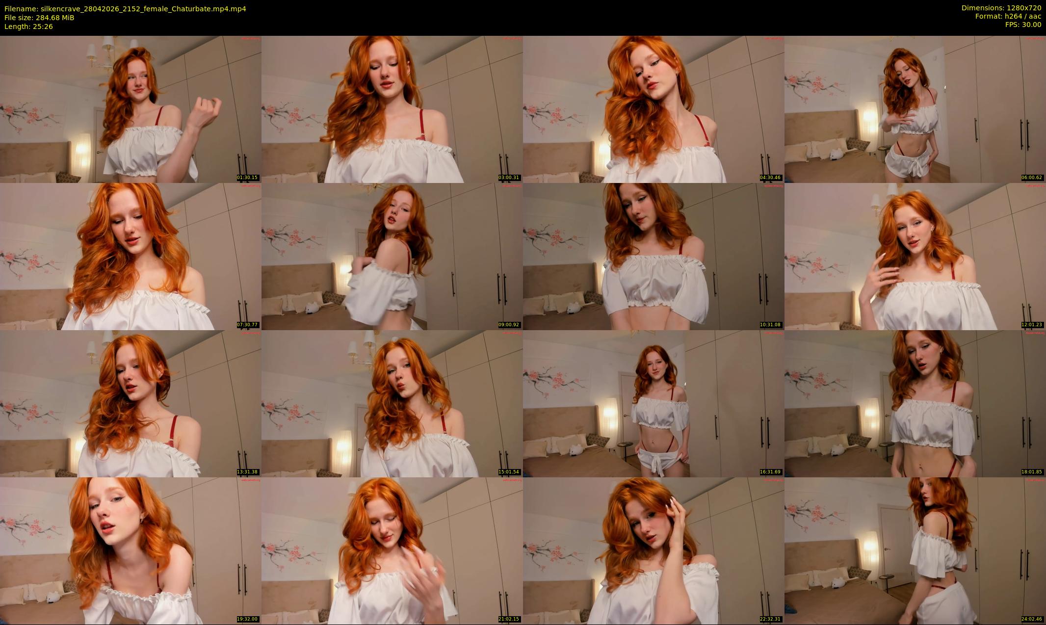 silkencrave — 26 minute Chaturbate female cam show recording, 720p, Apr 28, 2026