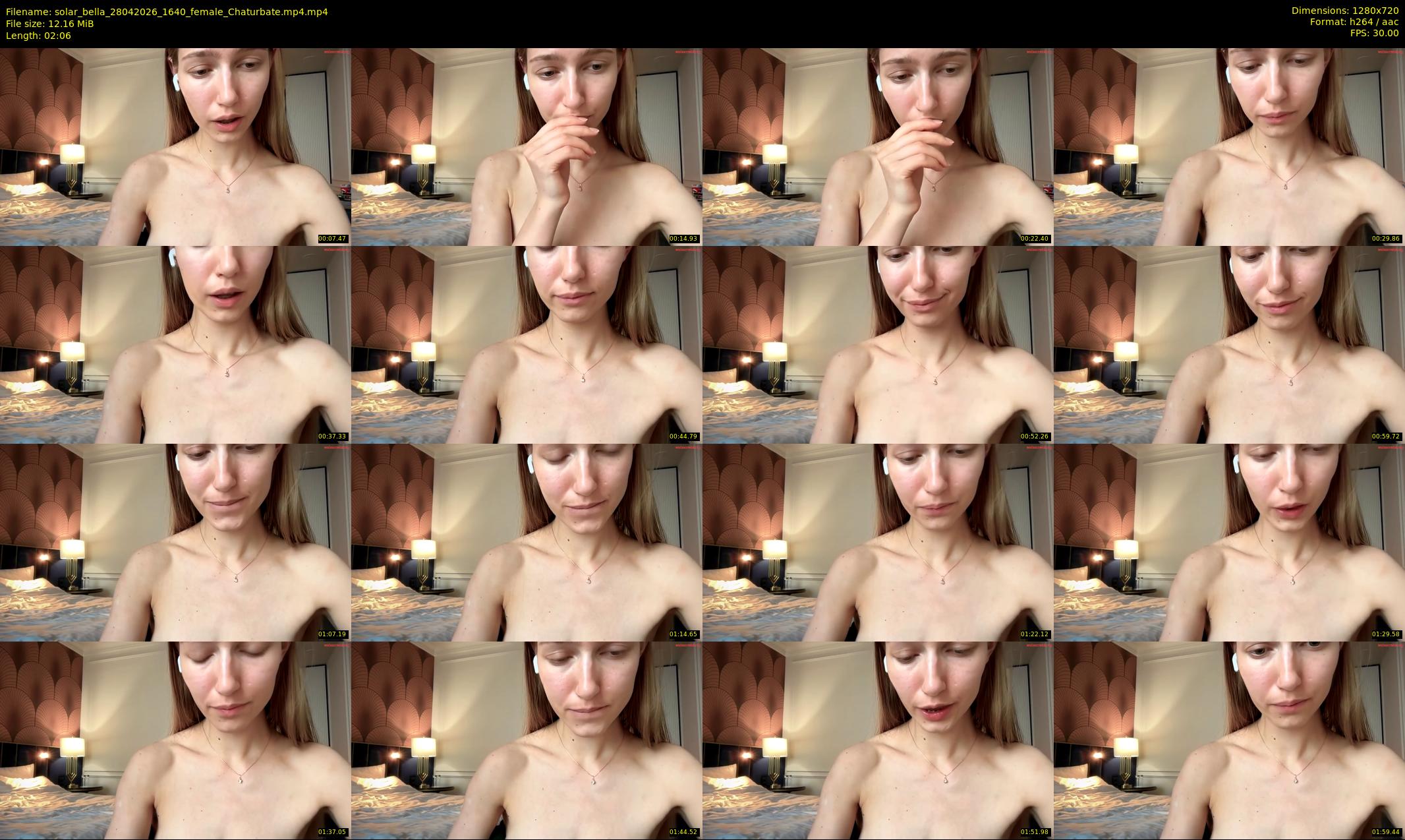 solar_bella — 3 minute Chaturbate female cam show recording, 720p, Apr 28, 2026