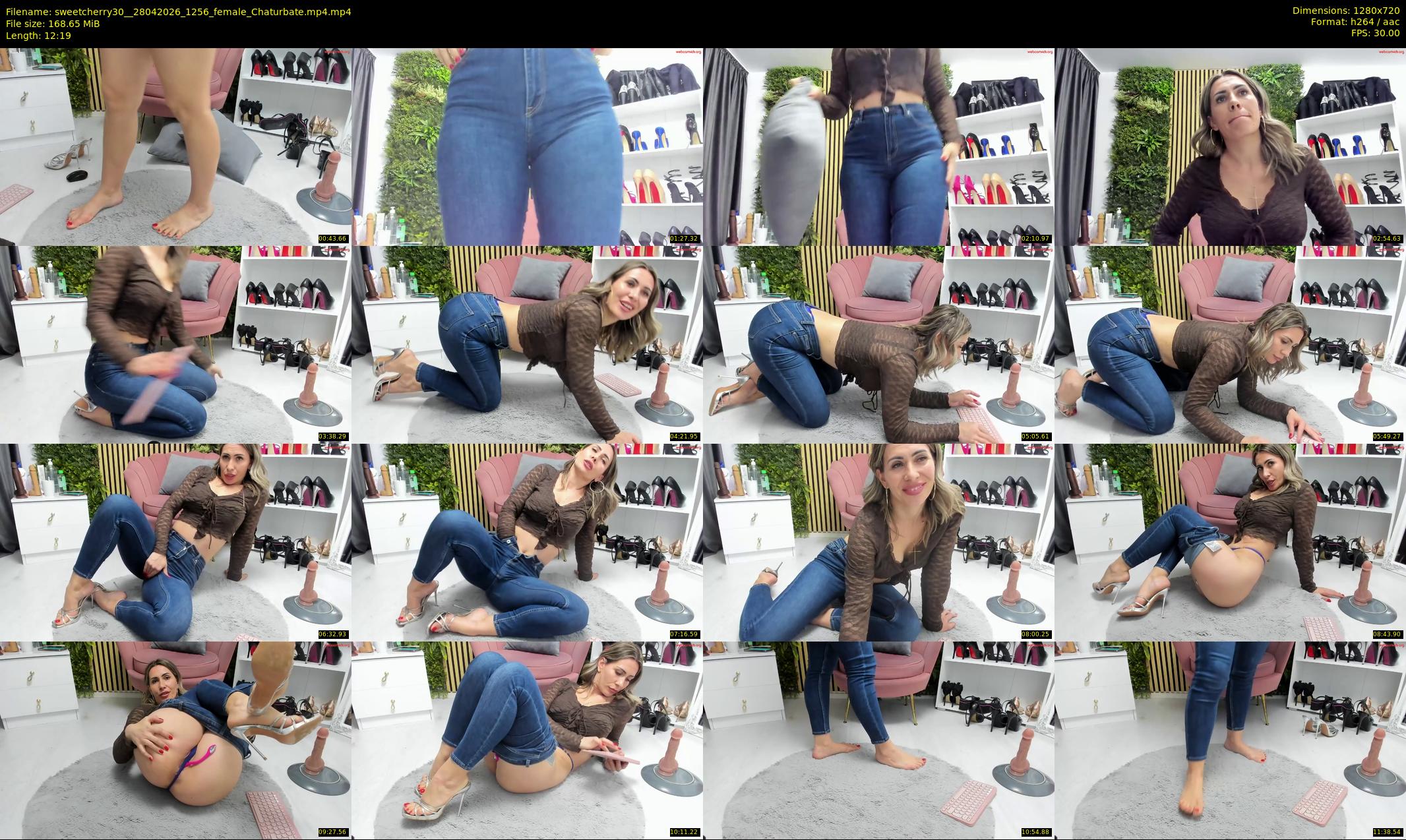 sweetcherry30_ — 13 minute Chaturbate female cam show recording, 720p, Apr 28, 2026