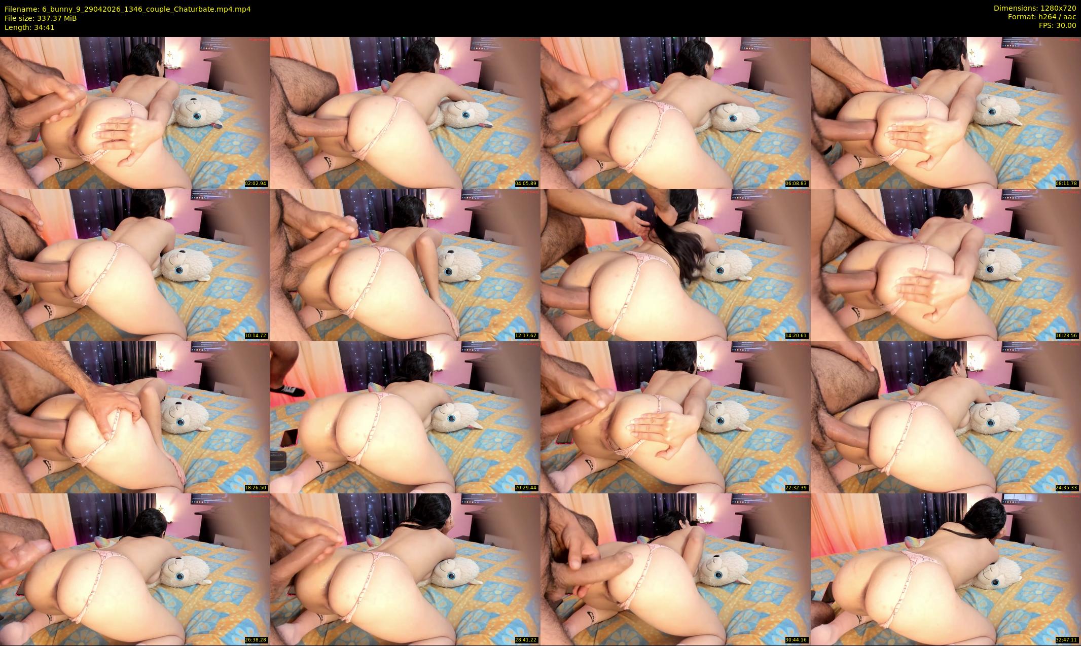 6_bunny_9 — 35 minute Chaturbate couple cam show recording, 720p, Apr 29, 2026