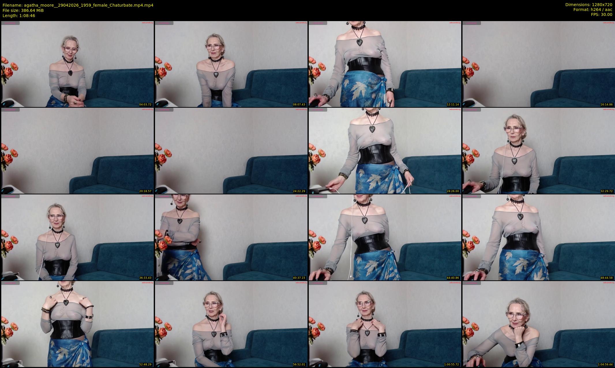 agatha_moore_ — 69 minute Chaturbate female cam show recording, 720p, Apr 29, 2026