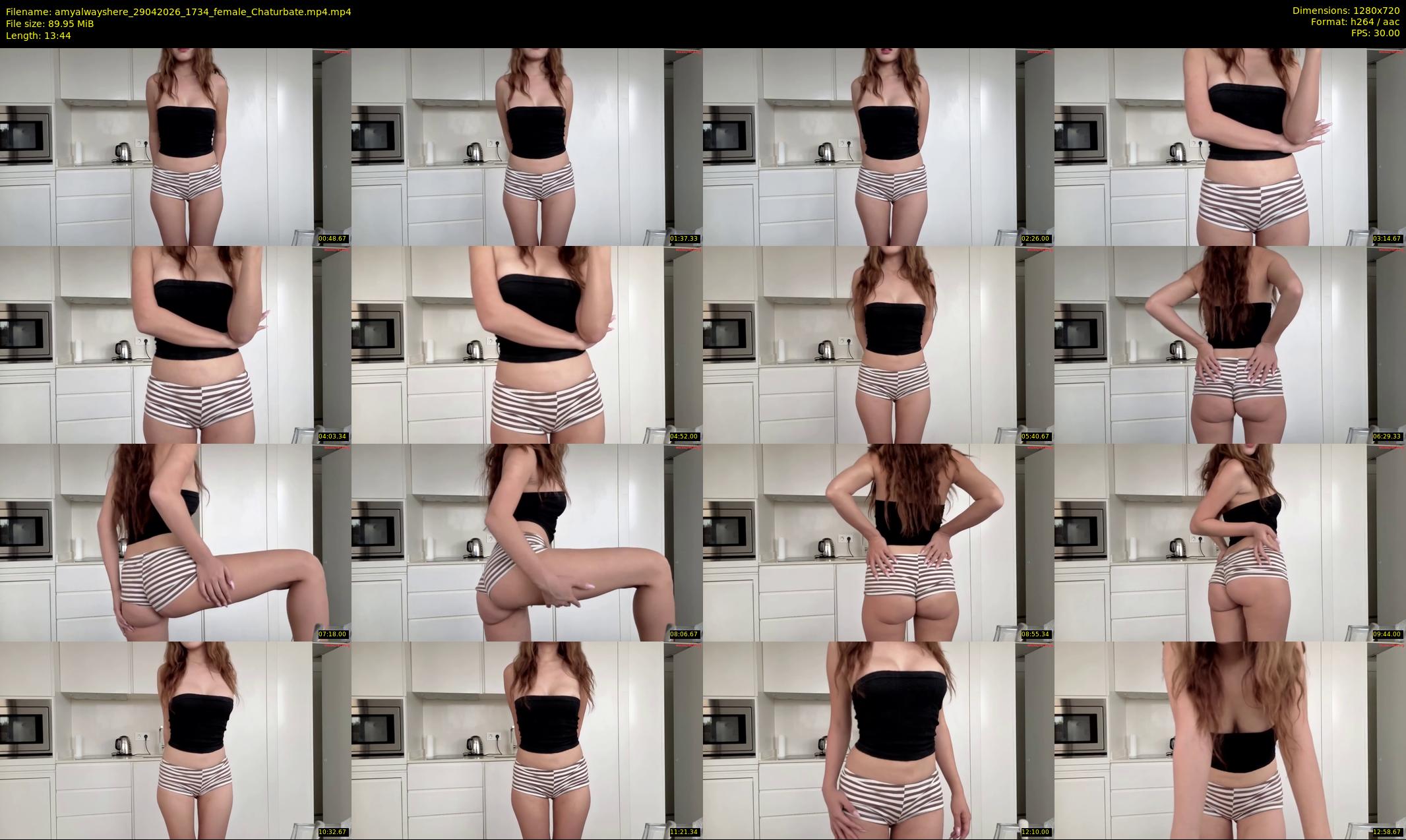 amyalwayshere — 14 minute Chaturbate female cam show recording, 720p, Apr 29, 2026