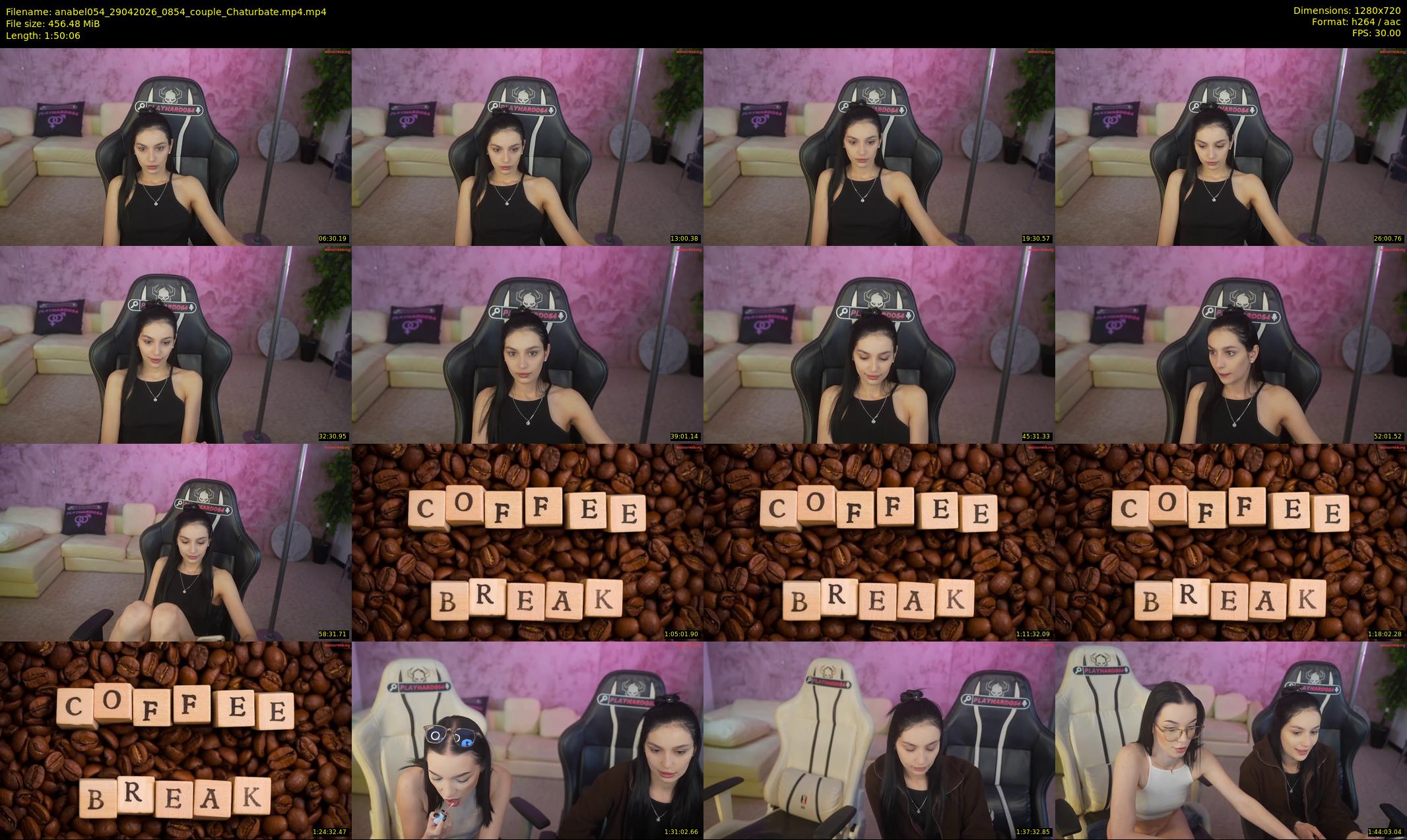 anabel054 — 111 minute Chaturbate female cam show recording, 720p, Apr 29, 2026