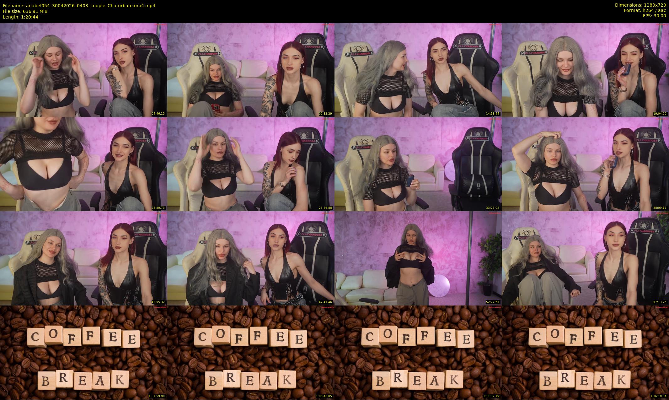 anabel054 — 81 minute Chaturbate female cam show recording, 720p, Apr 30, 2026