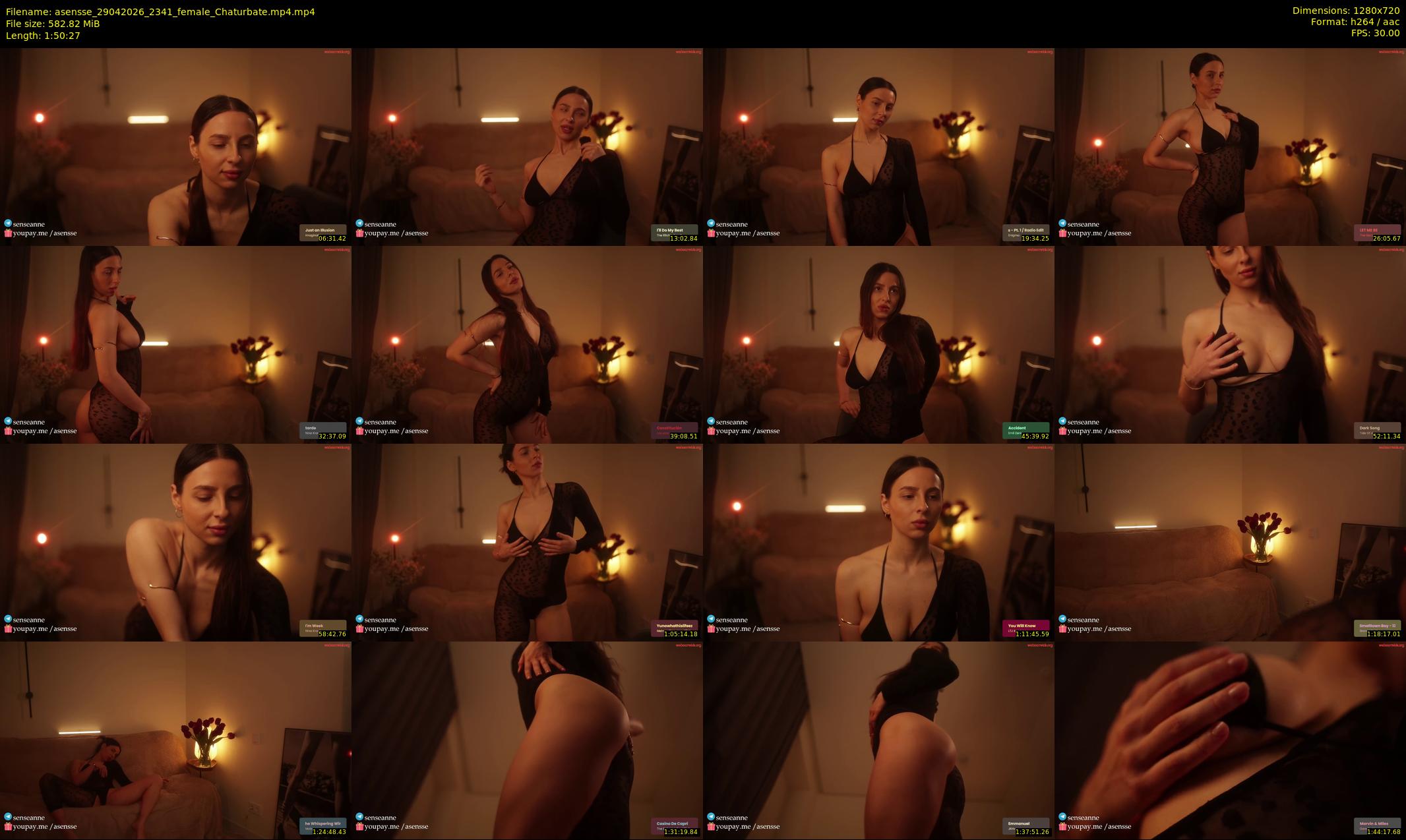 asensse — 111 minute Chaturbate female cam show recording, 720p, Apr 29, 2026