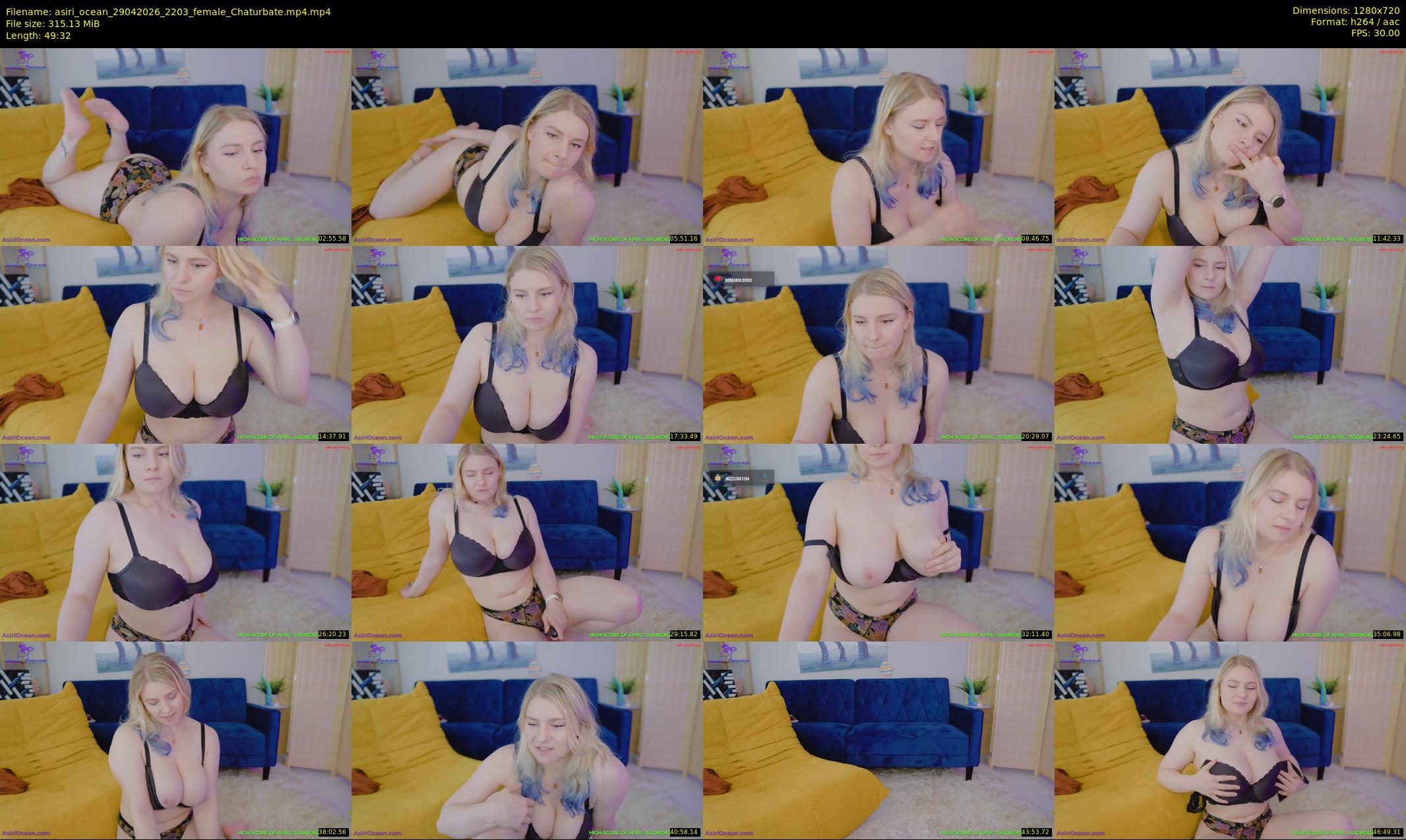 asiri_ocean — 50 minute Chaturbate female cam show recording, 720p, Apr 29, 2026