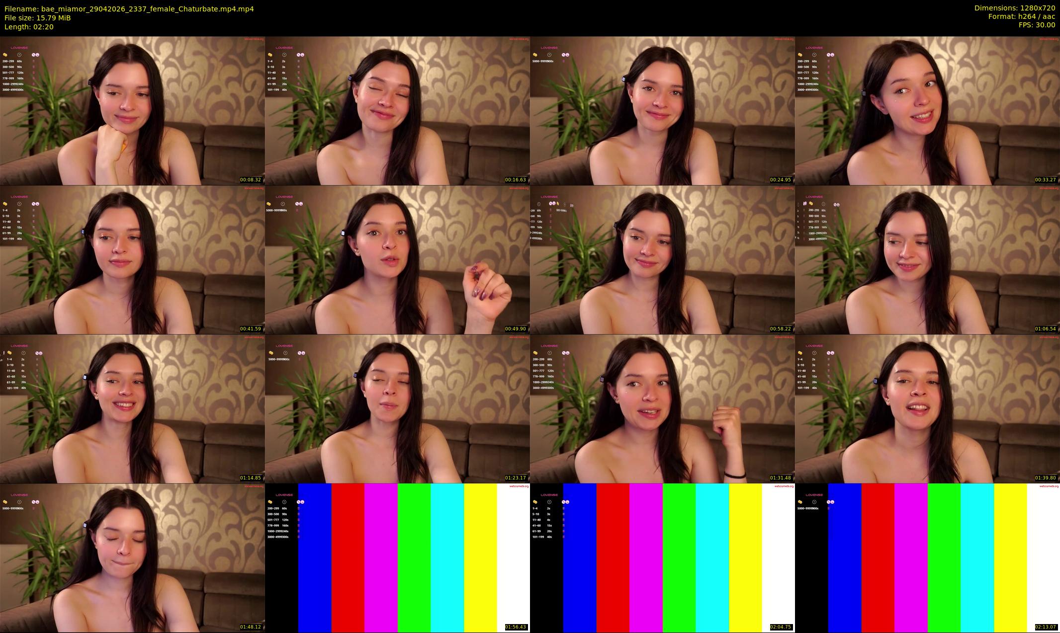bae_miamor — 3 minute Chaturbate female cam show recording, 720p, Apr 29, 2026