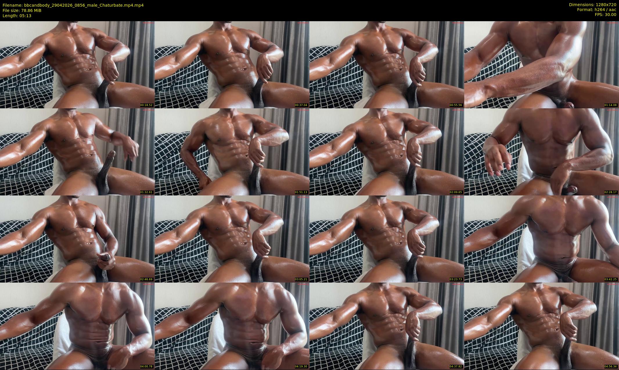 bbcandbody — 6 minute Chaturbate male cam show recording, 720p, Apr 29, 2026