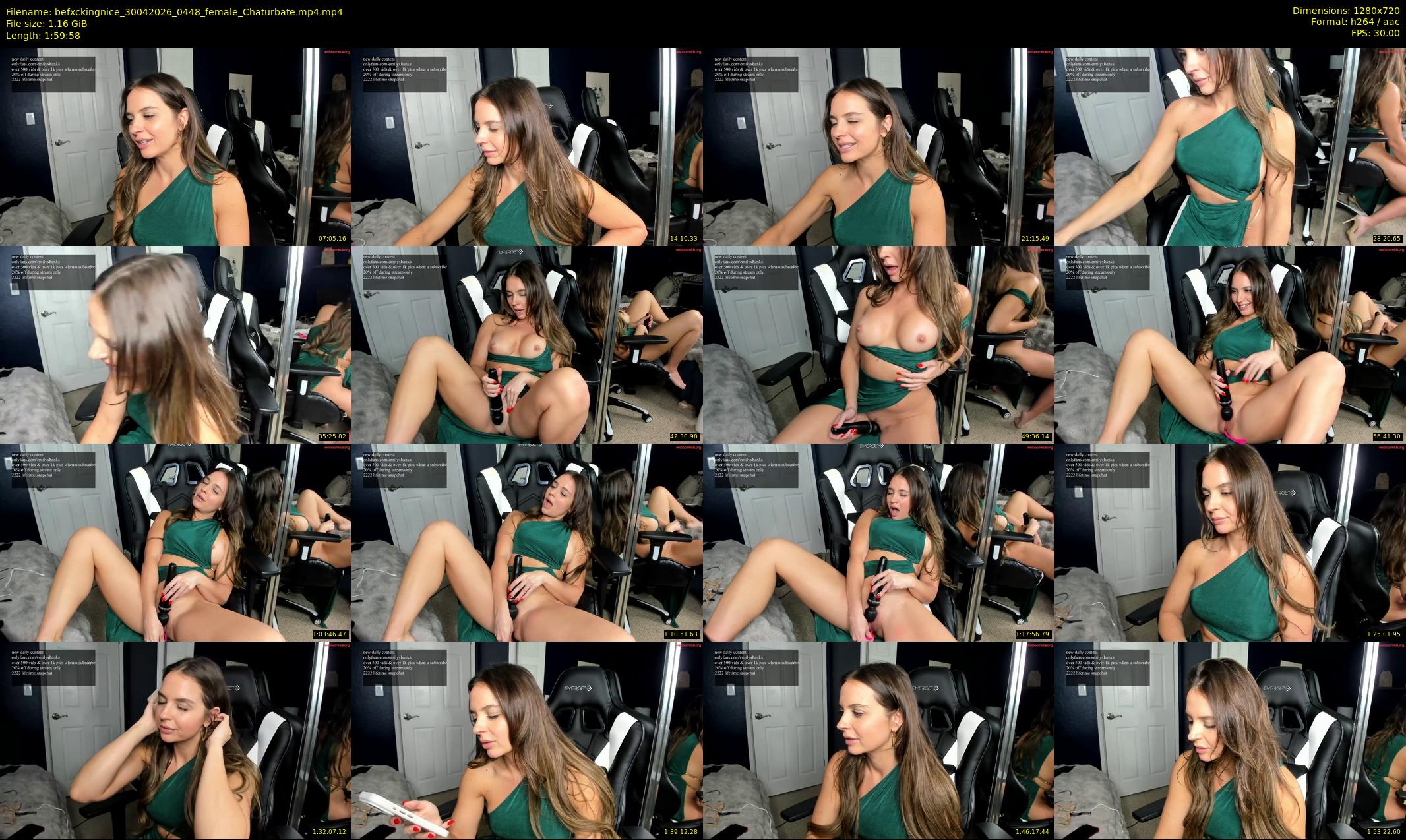 befxckingnice — 120 minute Chaturbate female cam show recording, 720p, Apr 30, 2026