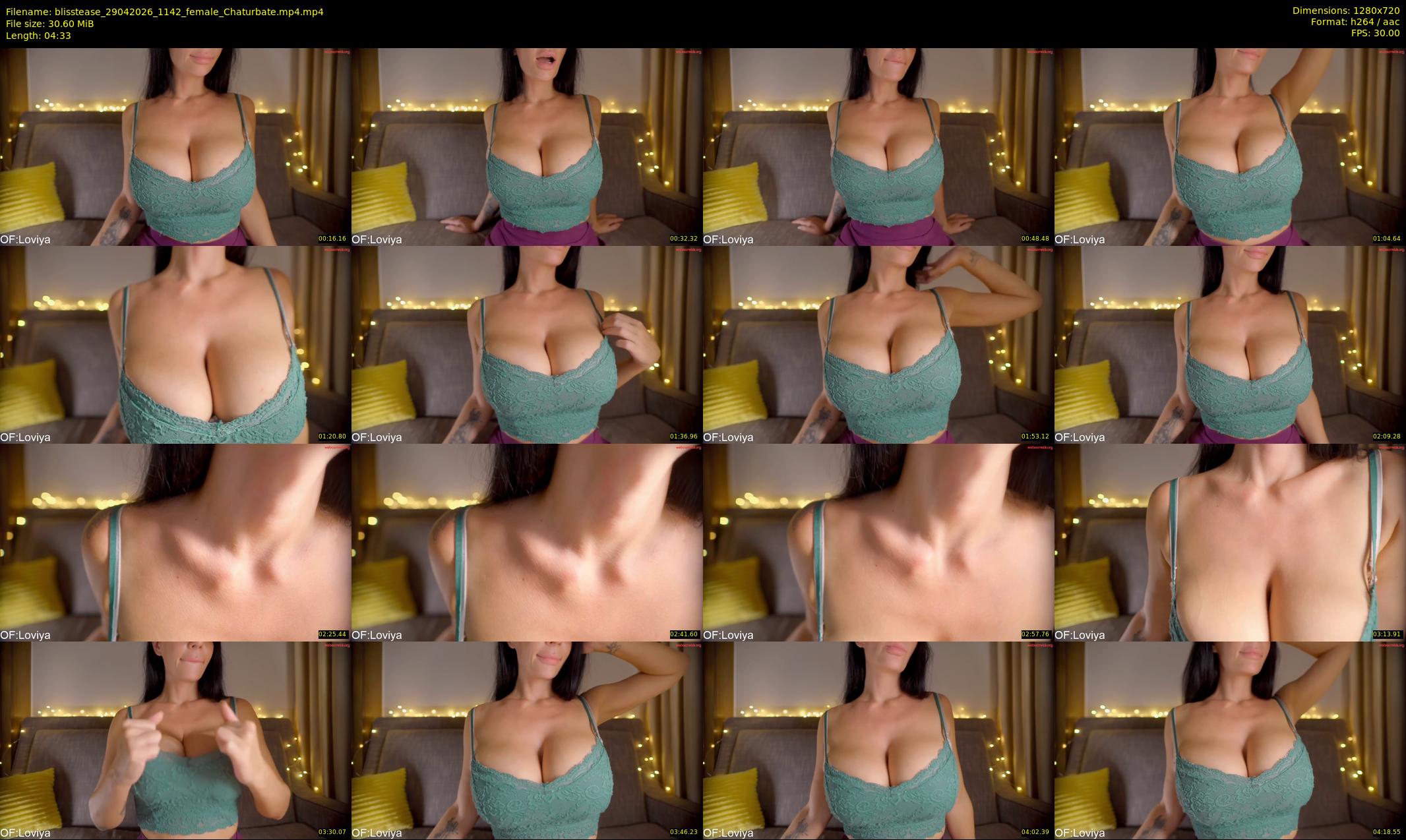 blisstease — 5 minute Chaturbate female cam show recording, 720p, Apr 29, 2026