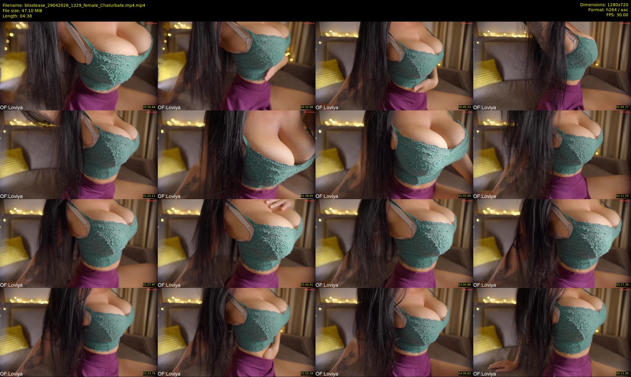blisstease — 5 minute Chaturbate female cam show recording, 720p, Apr 29, 2026