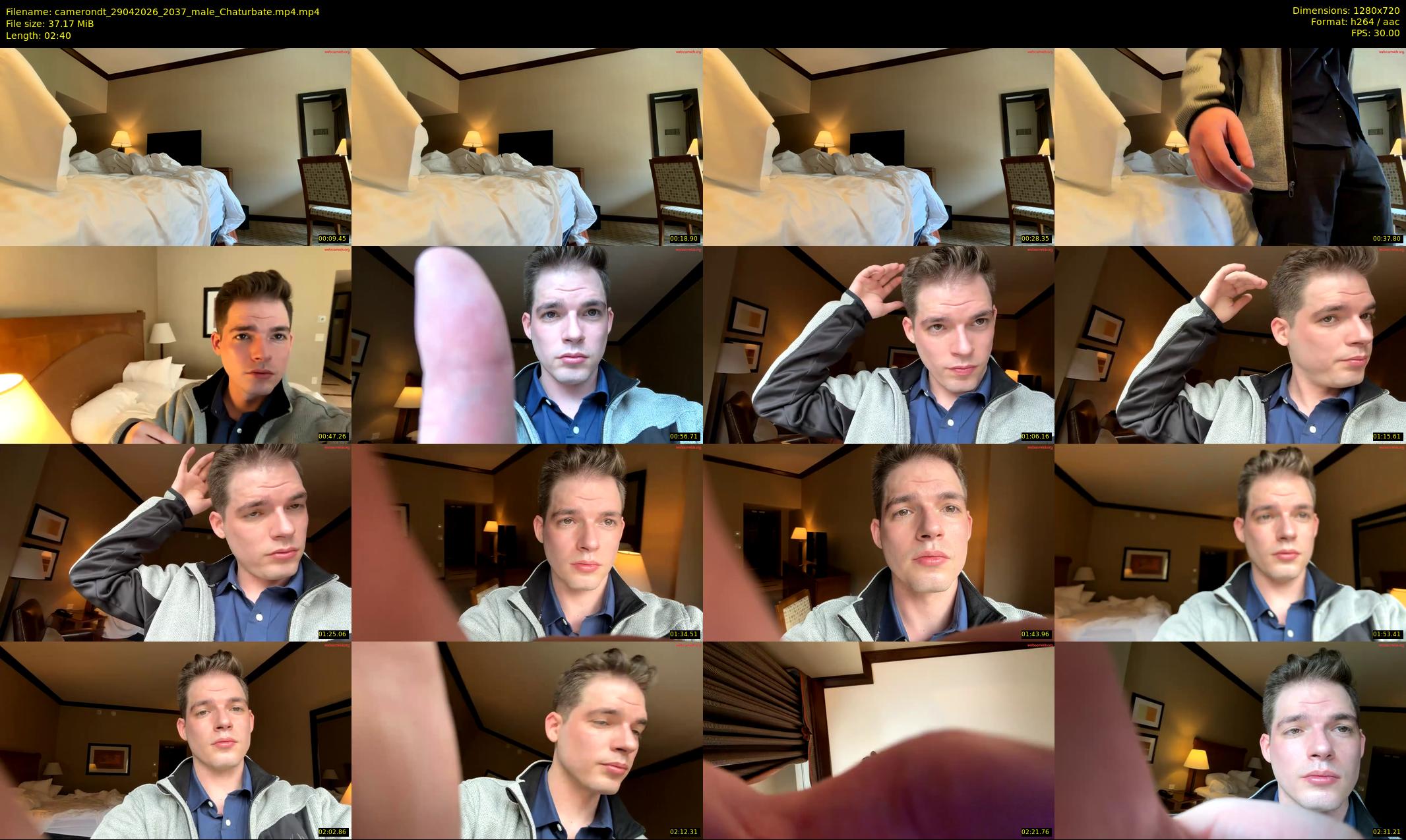 camerondt — 3 minute Chaturbate male cam show recording, 720p, Apr 29, 2026