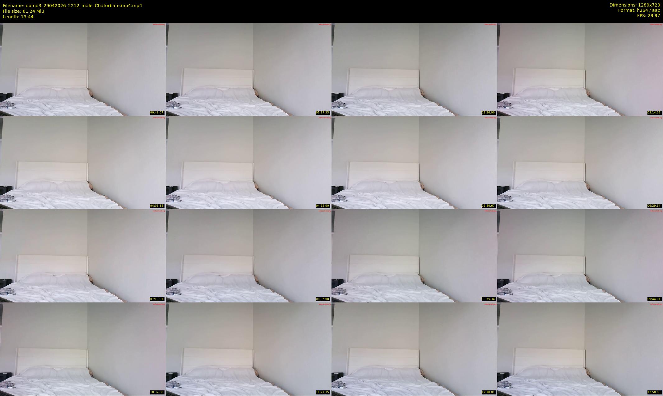 domd3 — 14 minute Chaturbate male cam show recording, 720p, Apr 29, 2026