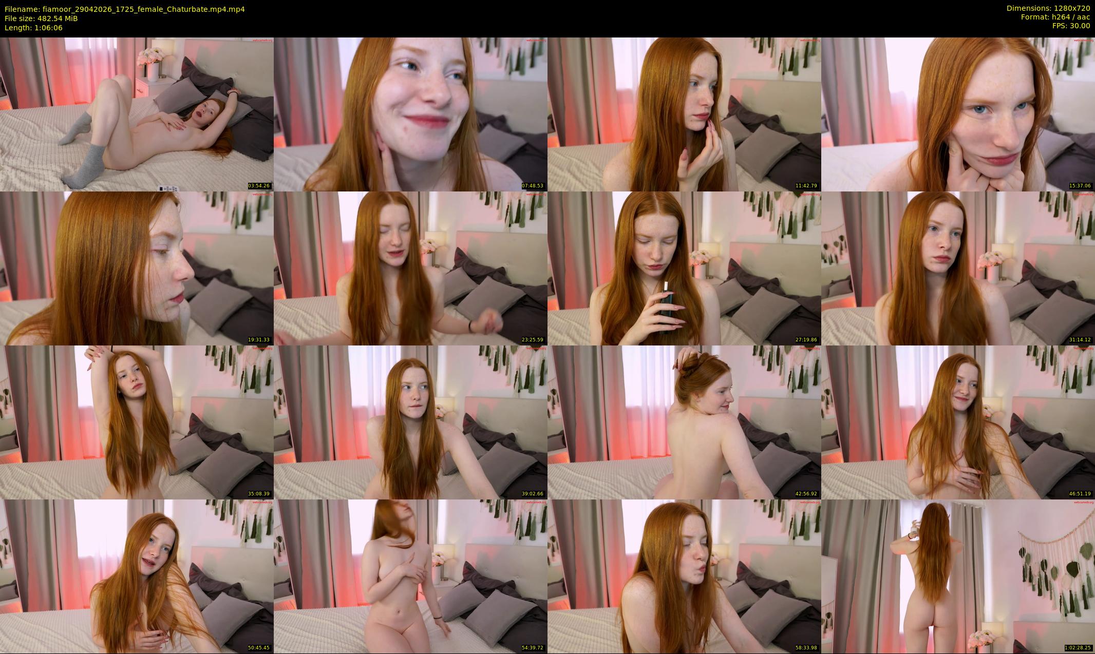 fiamoor — 67 minute Chaturbate female cam show recording, 720p, Apr 29, 2026