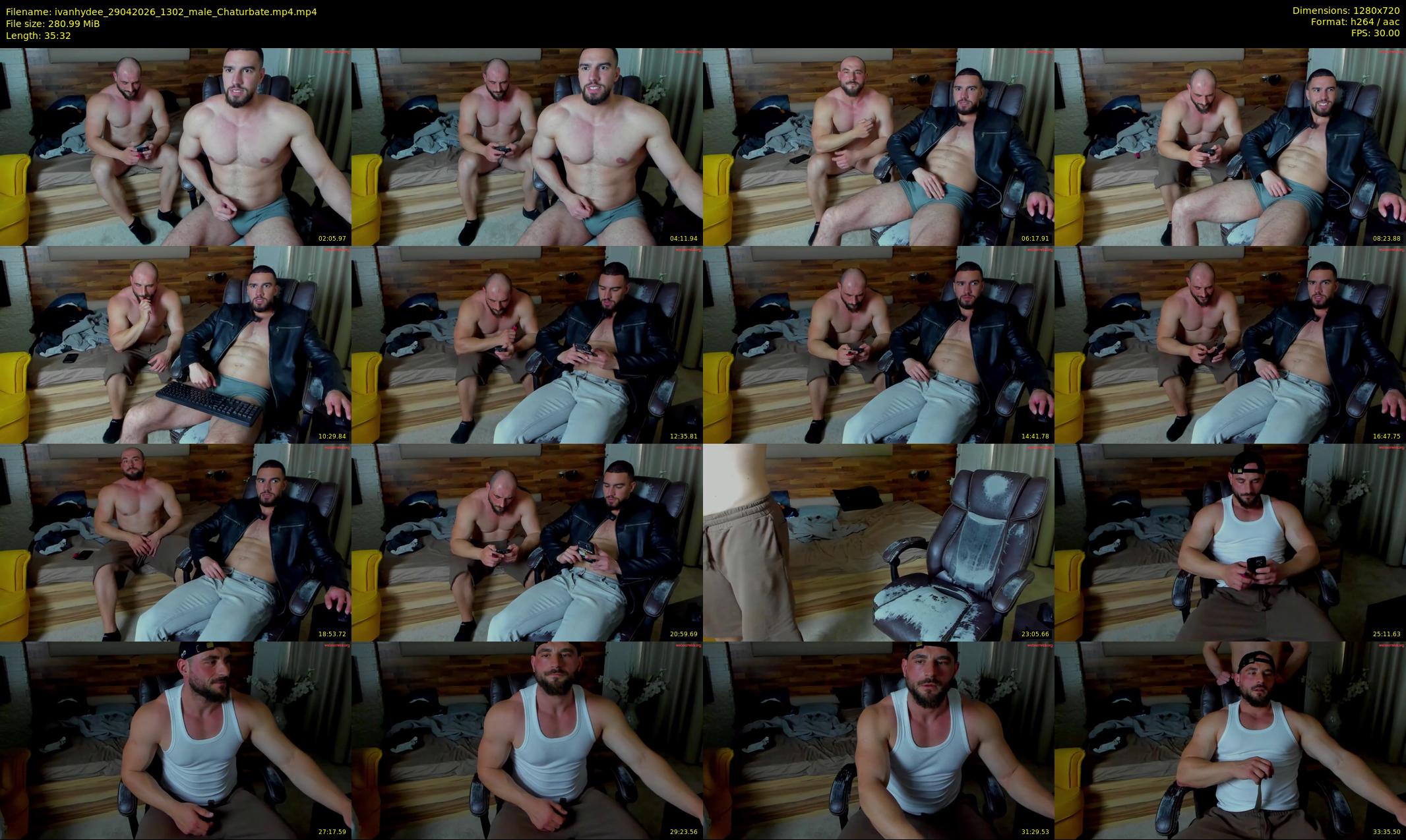 ivanhydee — 36 minute Chaturbate male cam show recording, 720p, Apr 29, 2026