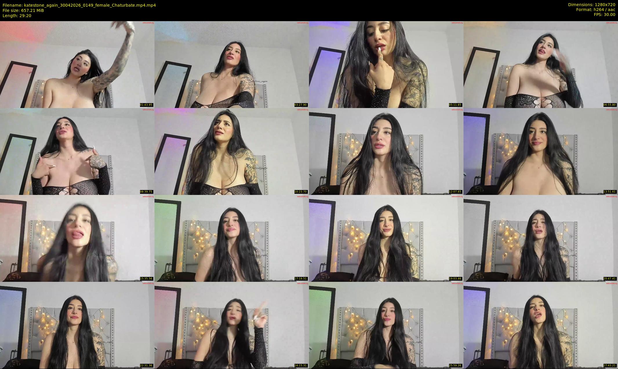 katestone_again — 30 minute Chaturbate female cam show recording, 720p, Apr 30, 2026