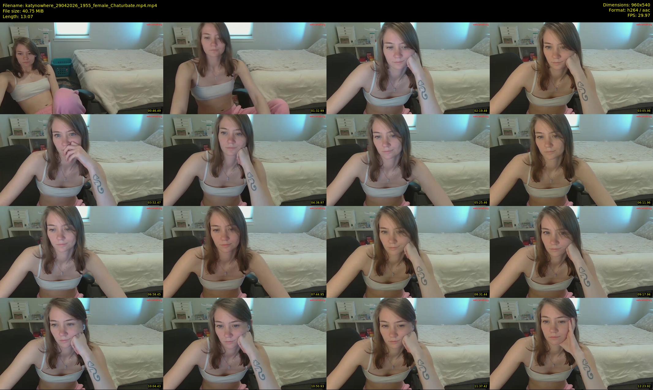 katynowhere — 14 minute Chaturbate female cam show recording, 480p, Apr 29, 2026