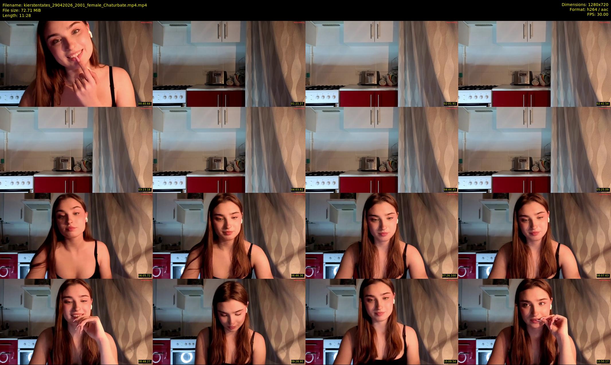 kierstentates — 12 minute Chaturbate female cam show recording, 720p, Apr 29, 2026