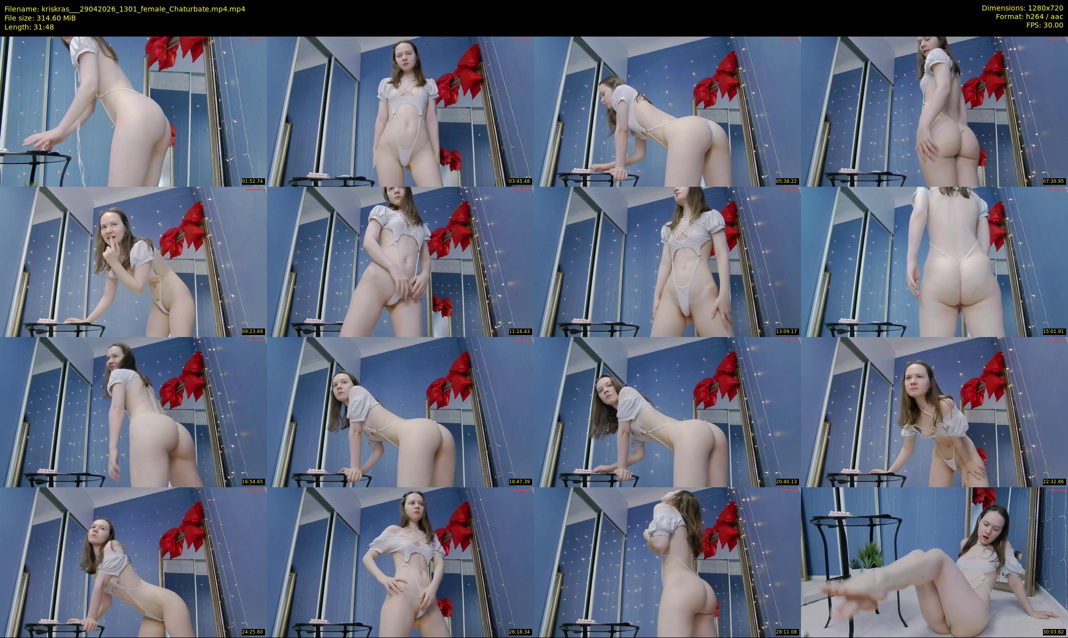 kriskras__ — 32 minute Chaturbate female cam show recording, 720p, Apr 29, 2026