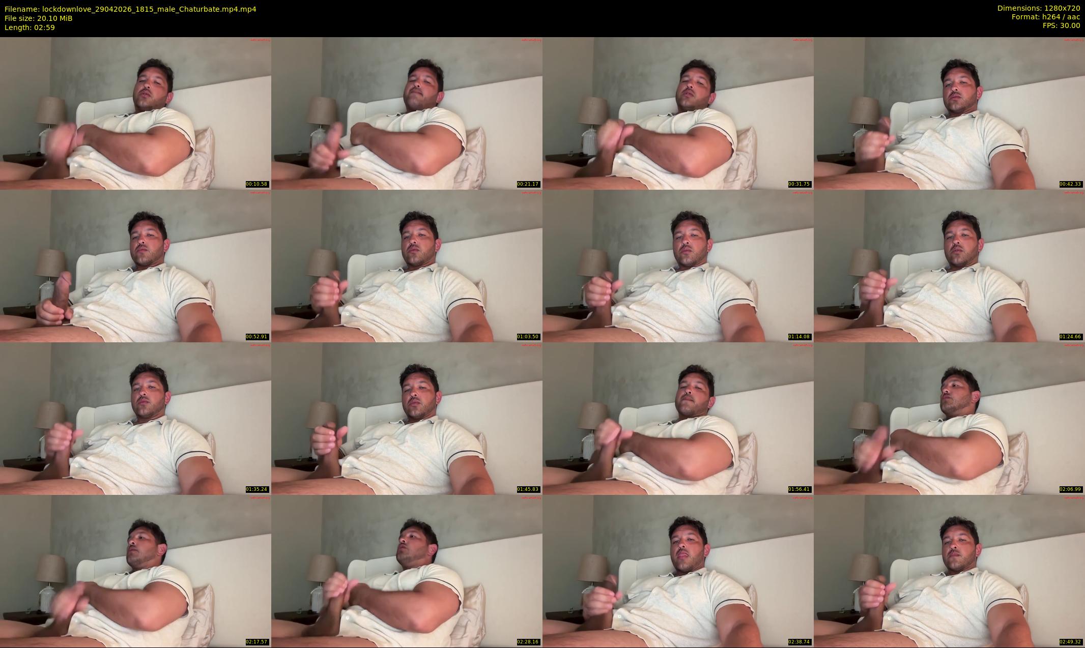 lockdownlove — 3 minute Chaturbate male cam show recording, 720p, Apr 29, 2026