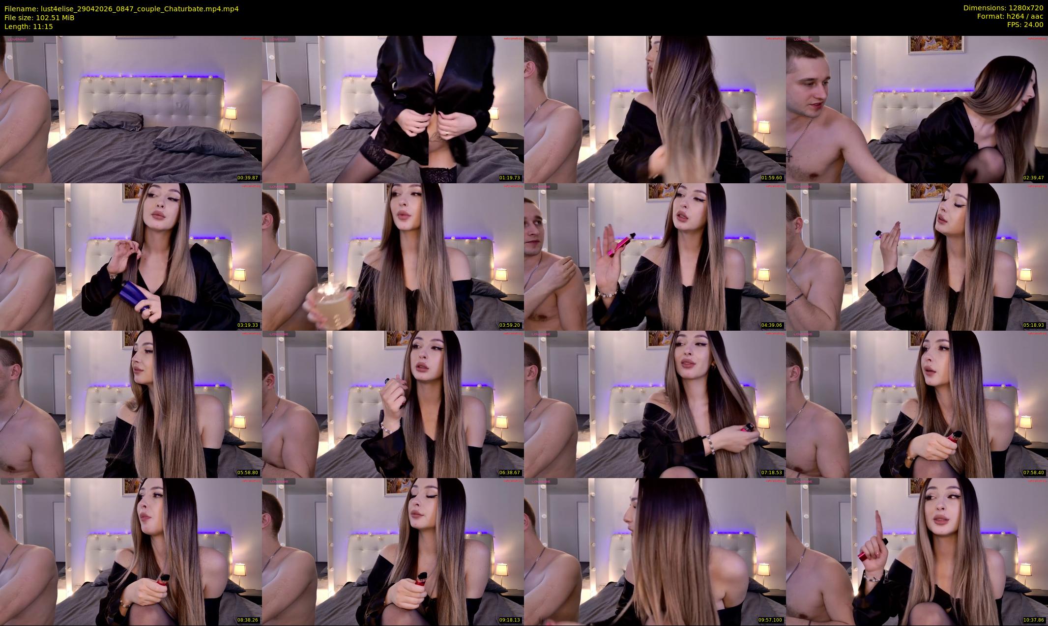 lust4elise — 12 minute Chaturbate couple cam show recording, 720p, Apr 29, 2026