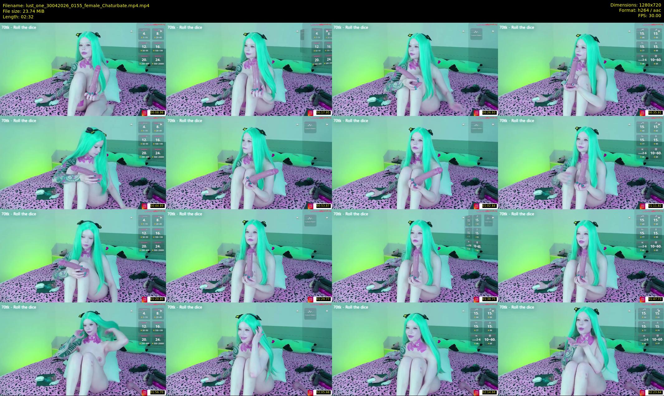 lust_one — 3 minute Chaturbate female cam show recording, 720p, Apr 30, 2026