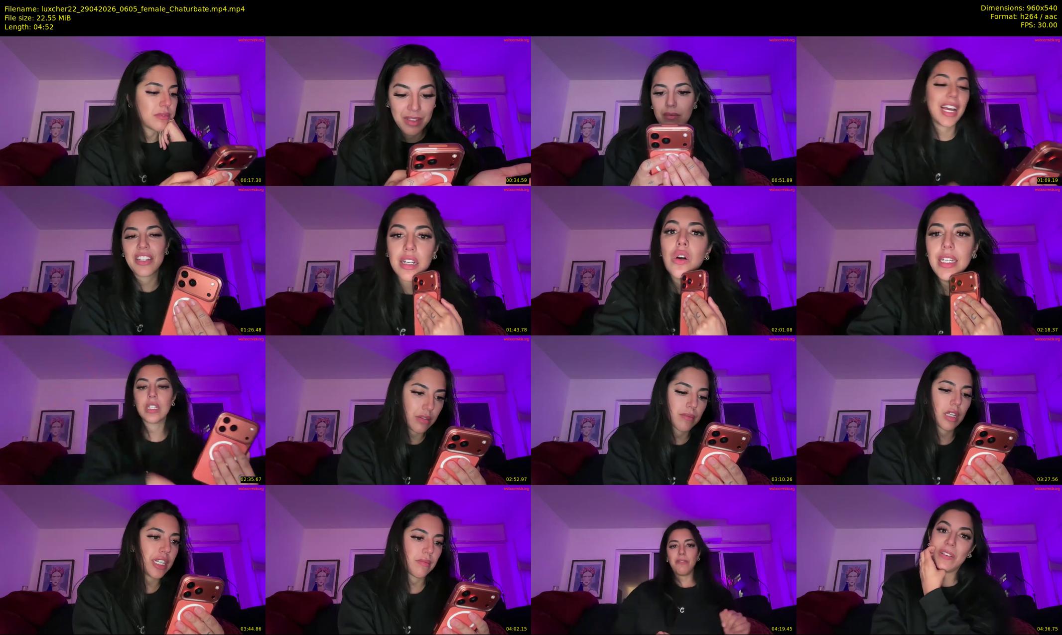luxcher22 — 5 minute Chaturbate female cam show recording, 480p, Apr 29, 2026
