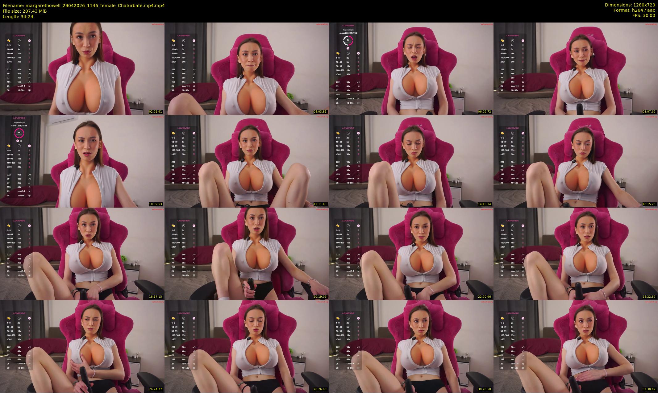 margarethowell — 35 minute Chaturbate female cam show recording, 720p, Apr 29, 2026