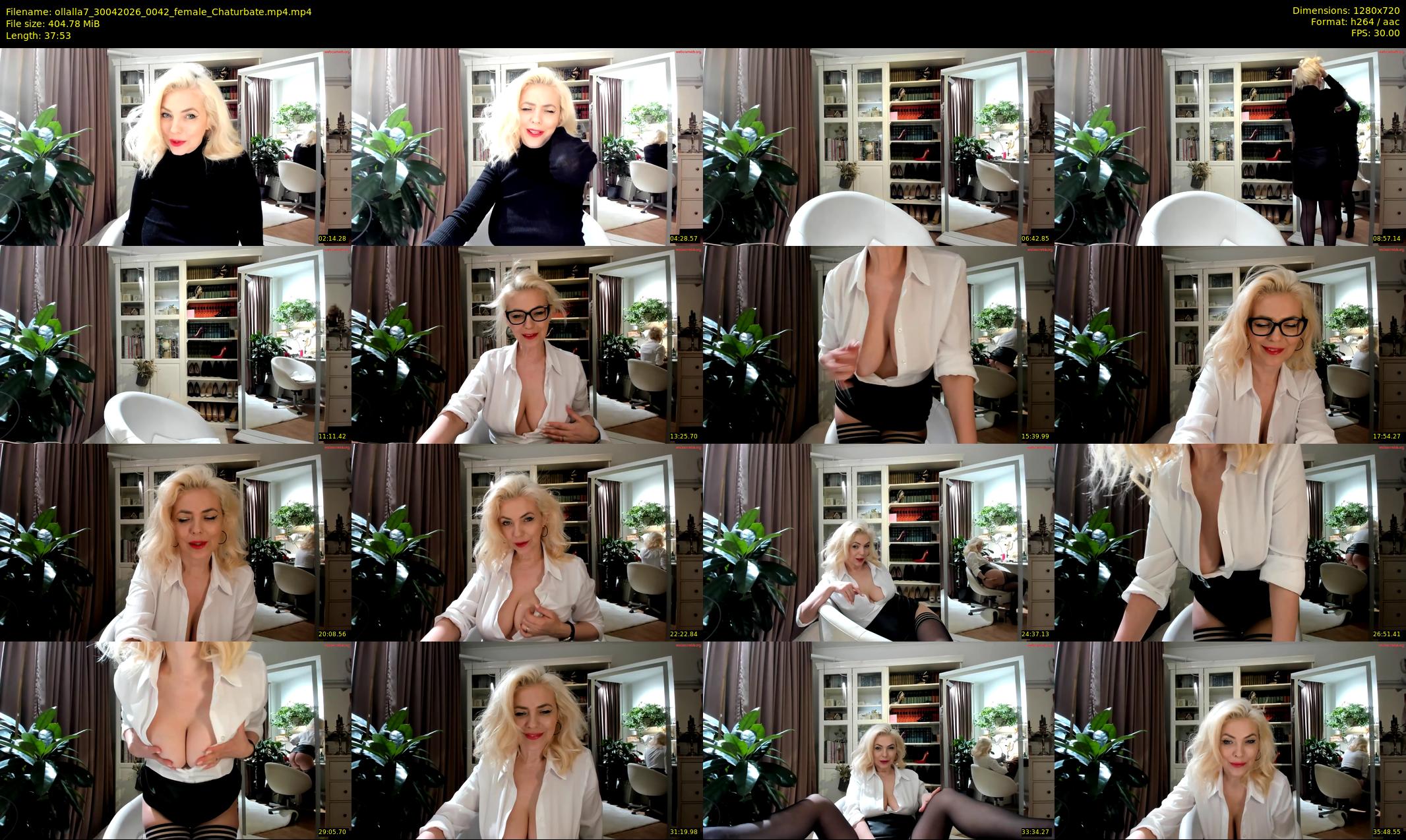 ollalla7 — 38 minute Chaturbate female cam show recording, 720p, Apr 30, 2026