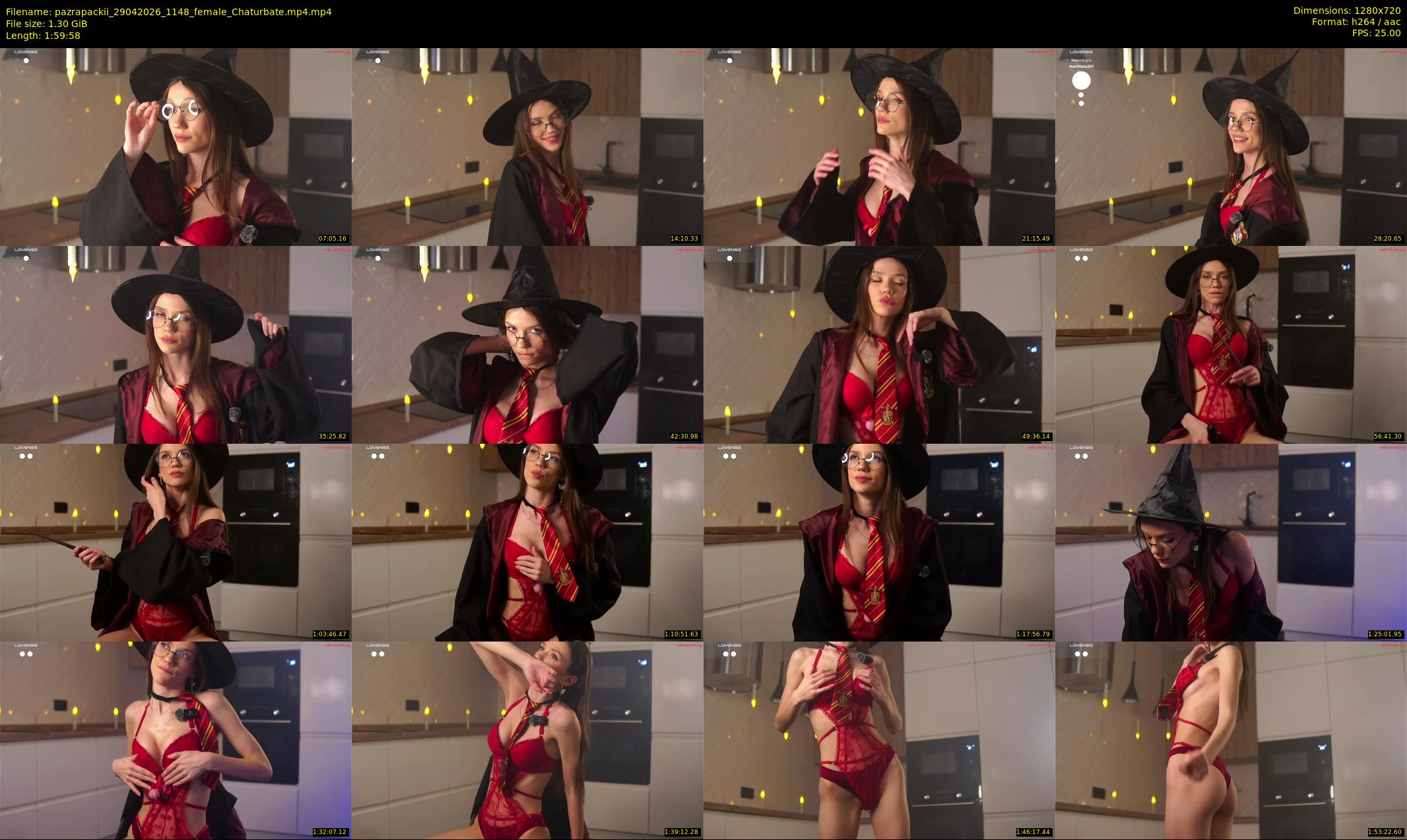 pazrapackii — 120 minute Chaturbate female cam show recording, 720p, Apr 29, 2026